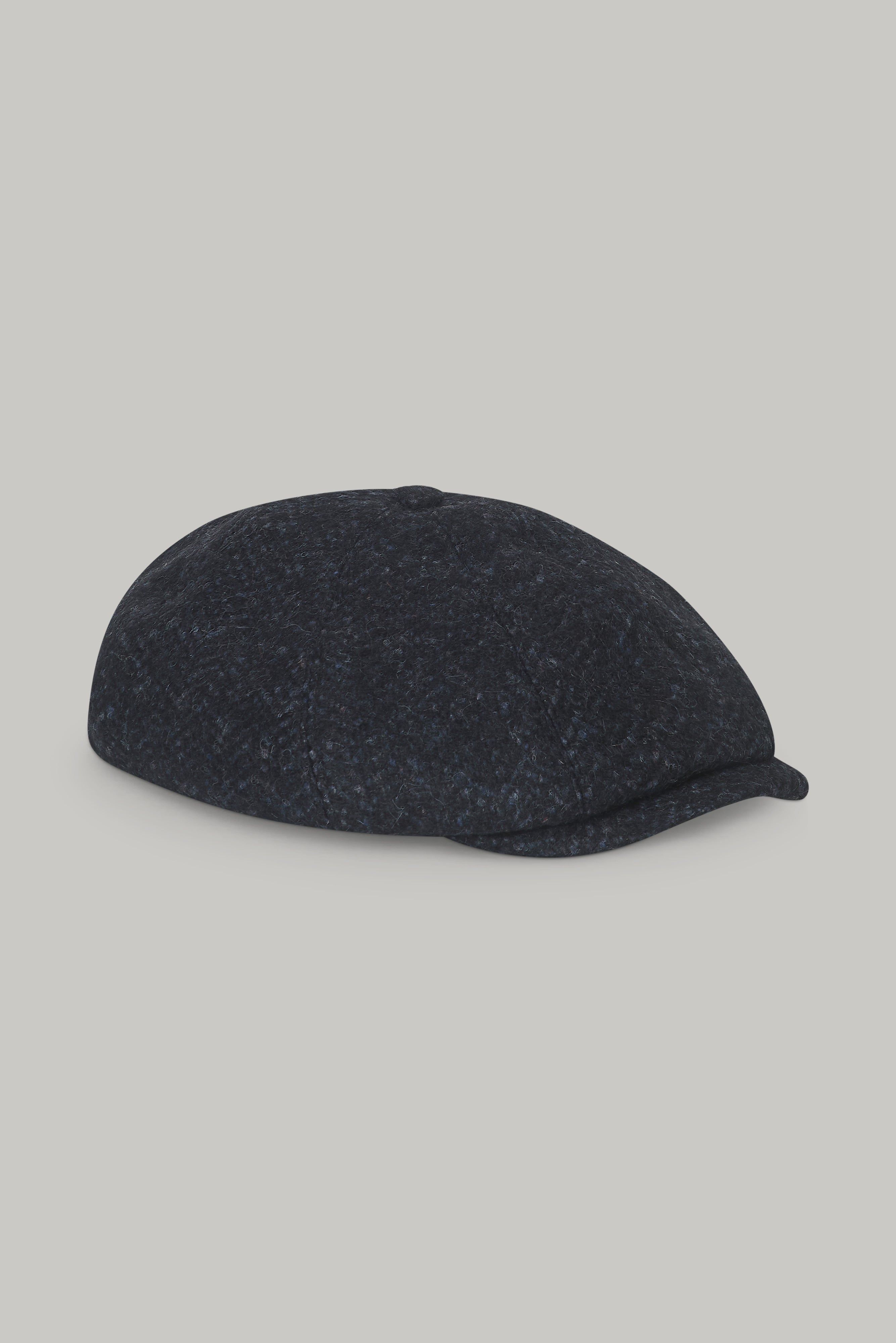 Baker Boy Hat - Navy Herringbone - Wear London