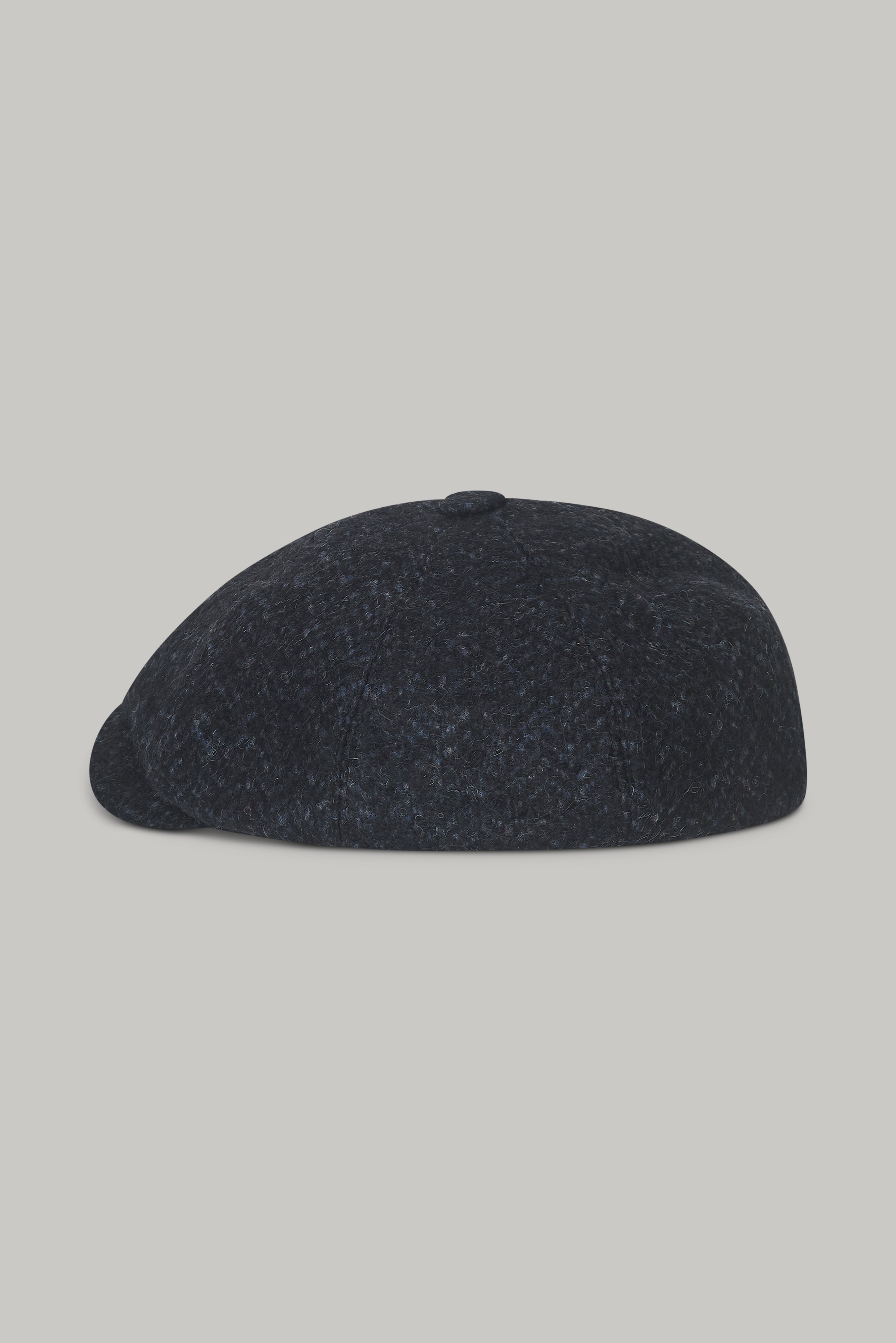 Baker Boy Hat - Navy Herringbone - Wear London
