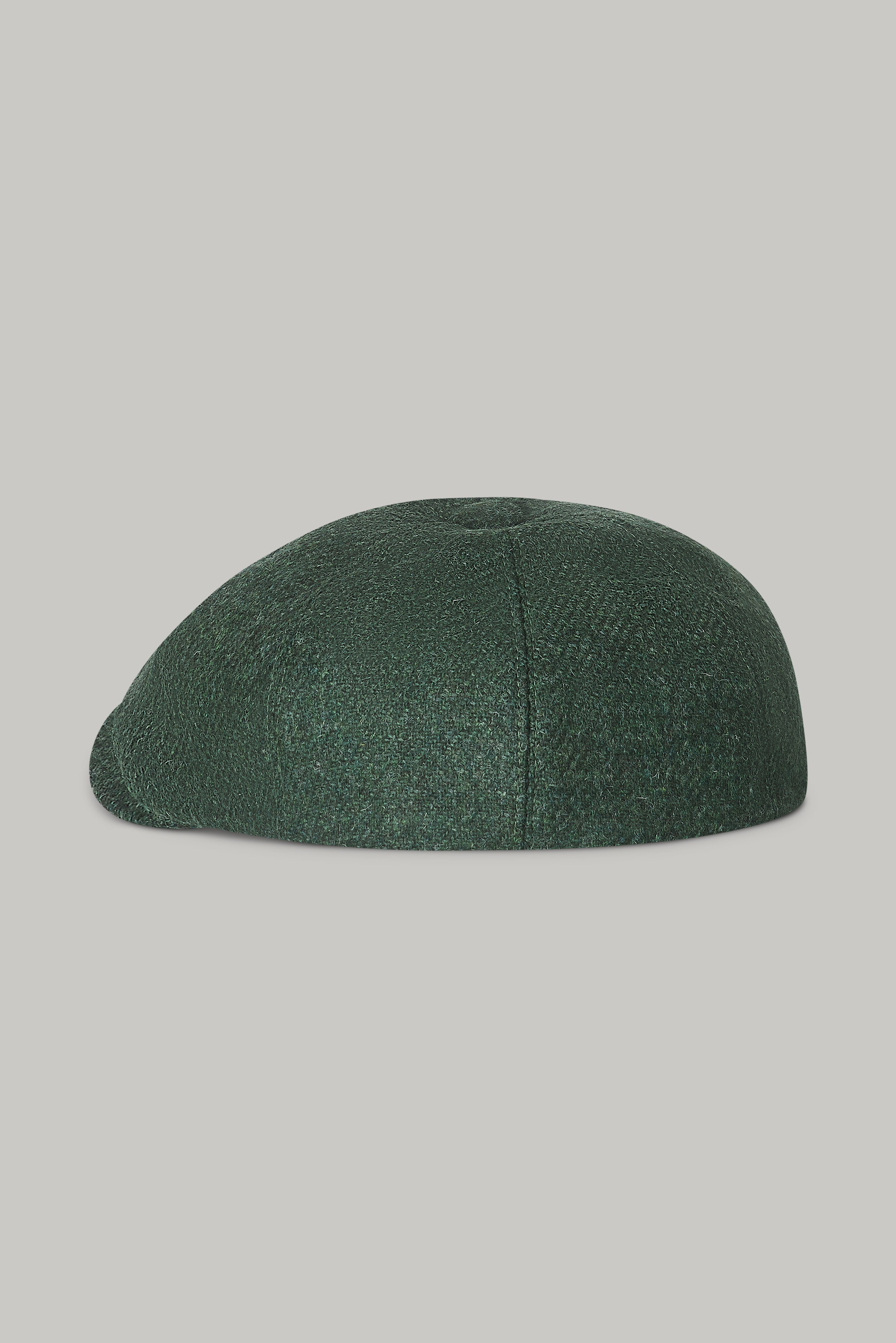Baker Boy Hat - Plain Green 100% Wool - Wear London