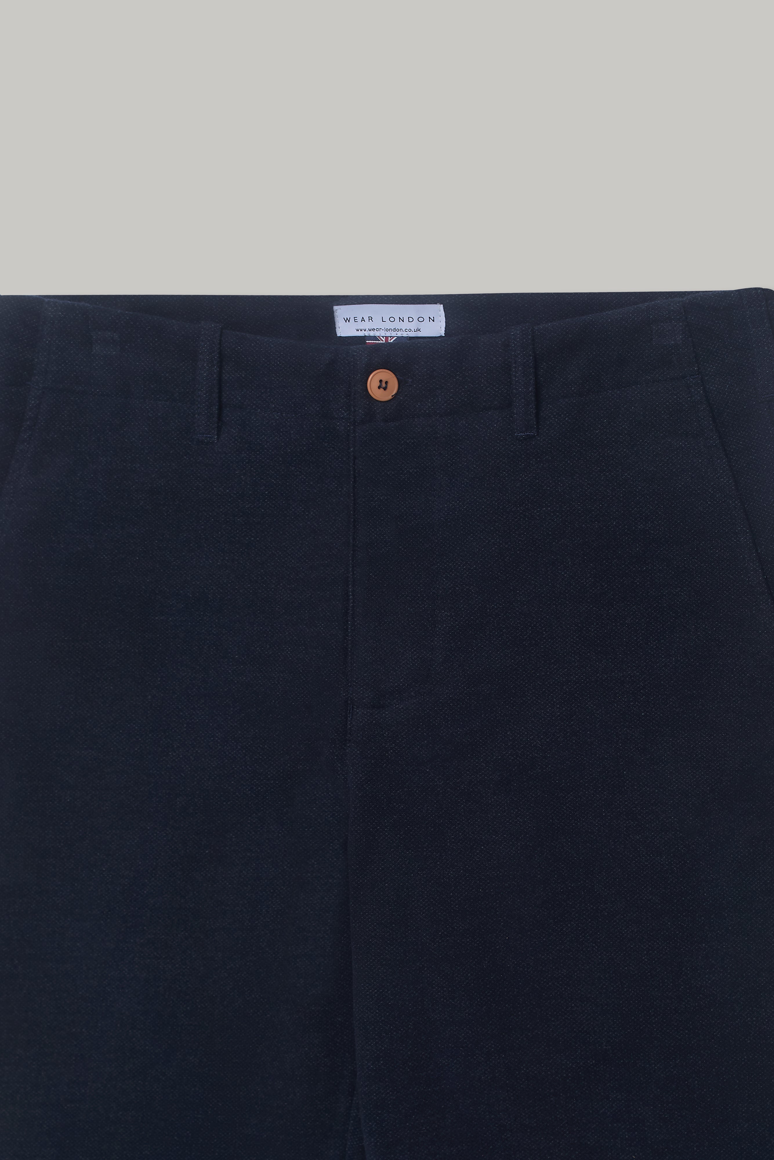 Wentworth Trouser - Pindot Moleskin Navy - Wear London