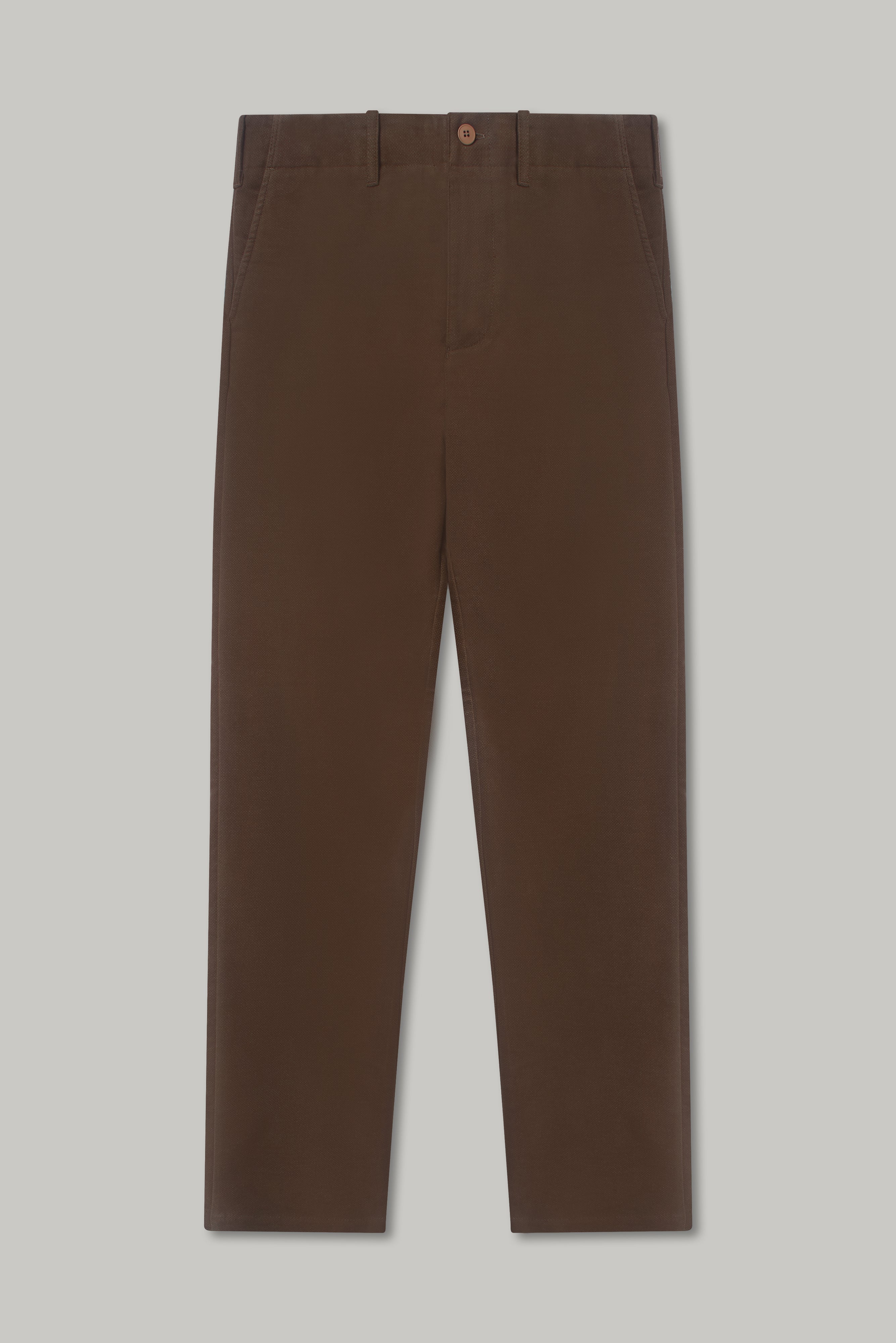 Wentworth Trouser - Pindot Moleskin Camel - Wear London