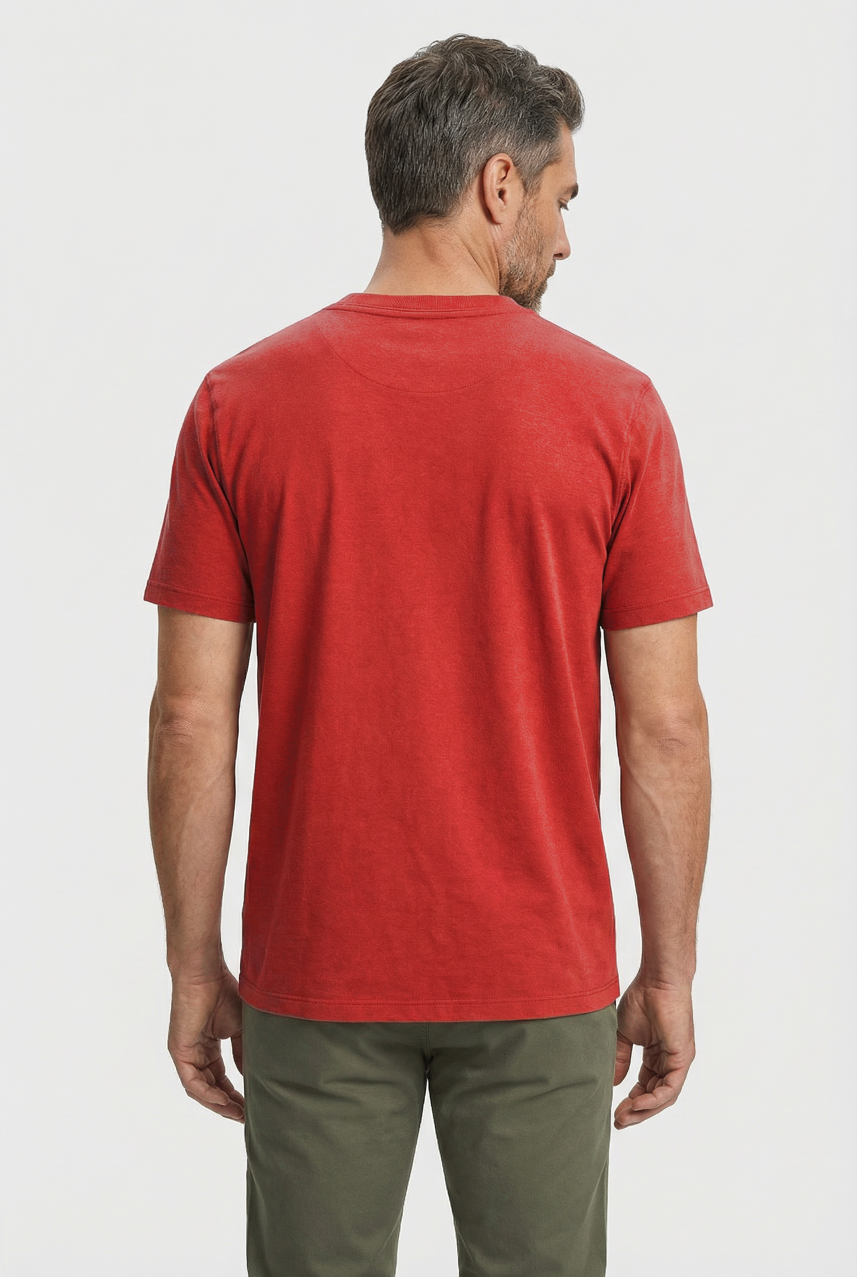 Dalston Heavyweight Cotton T-Shirt - Red - Wear London