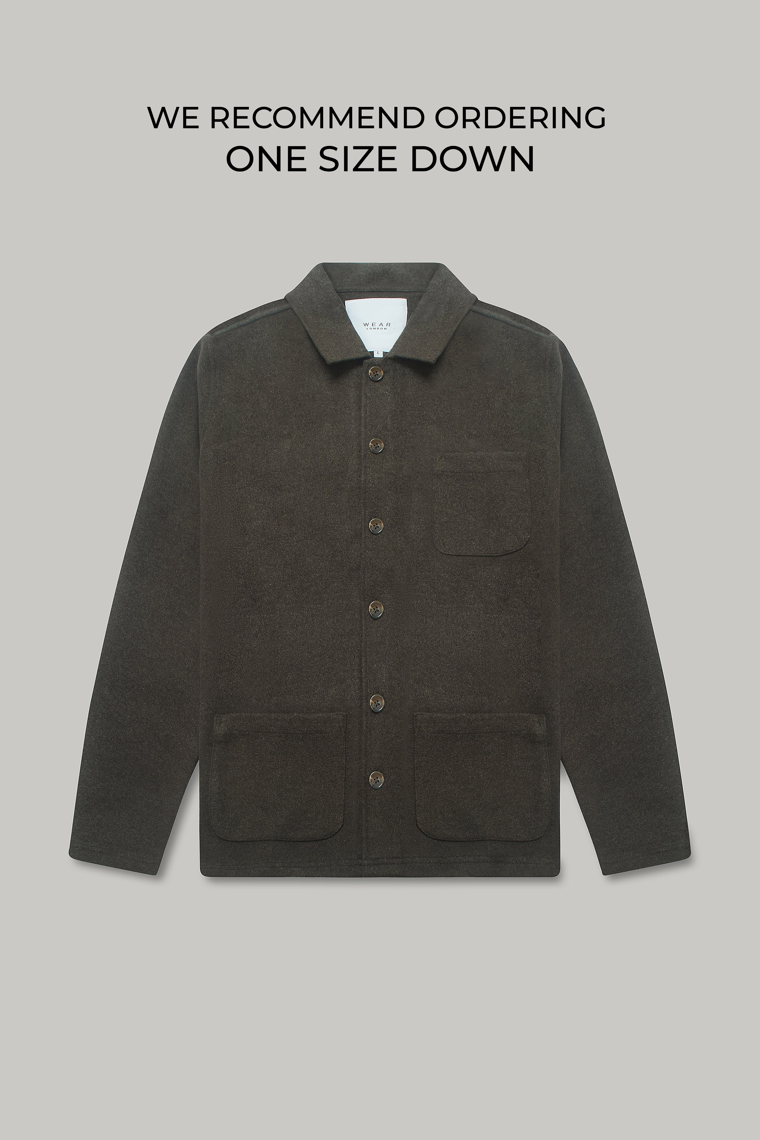 Sonny Shacket - Charcoal - Wear London