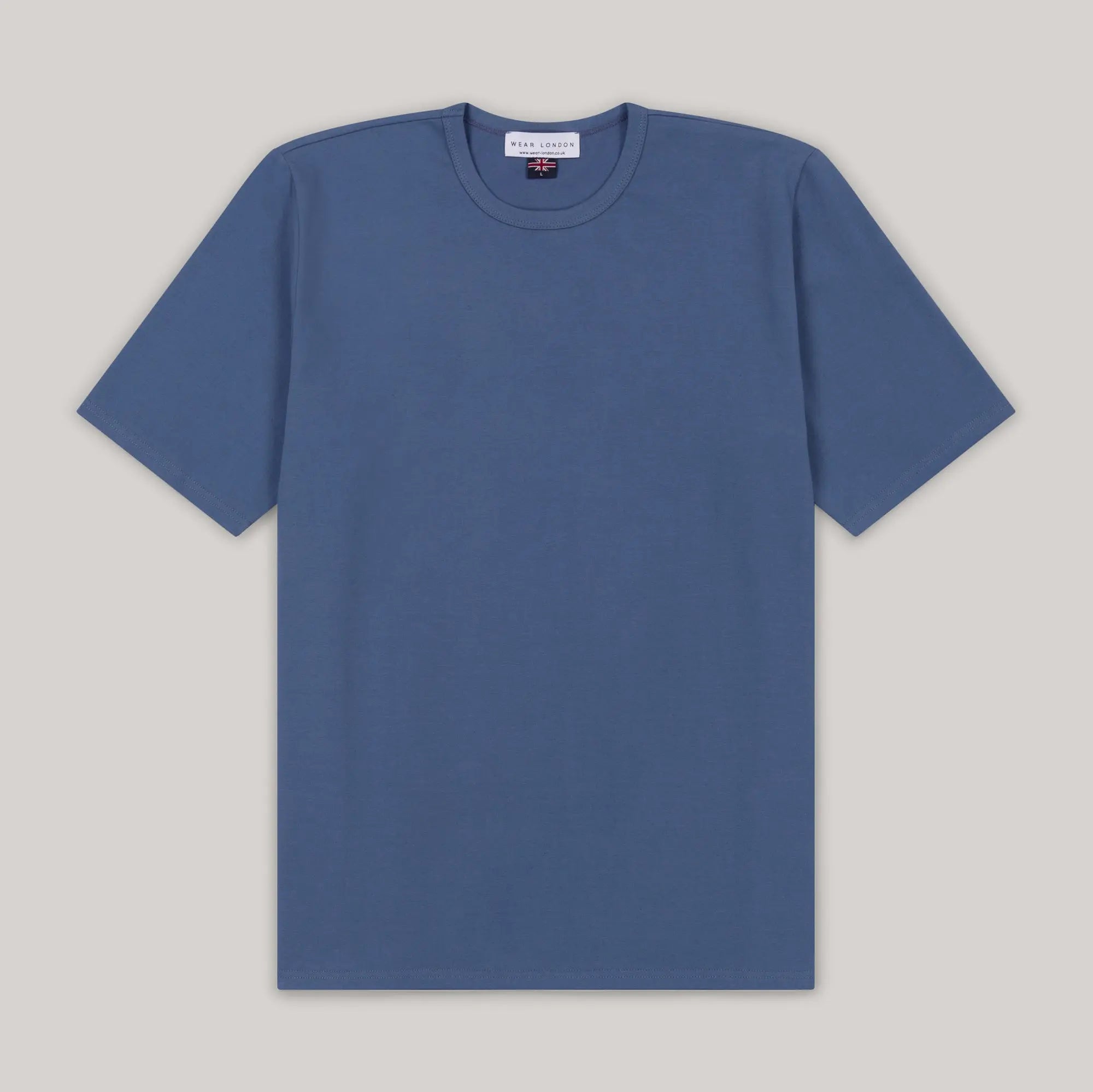 Trueman Short Sleeve T-Shirt - Denim - Wear London