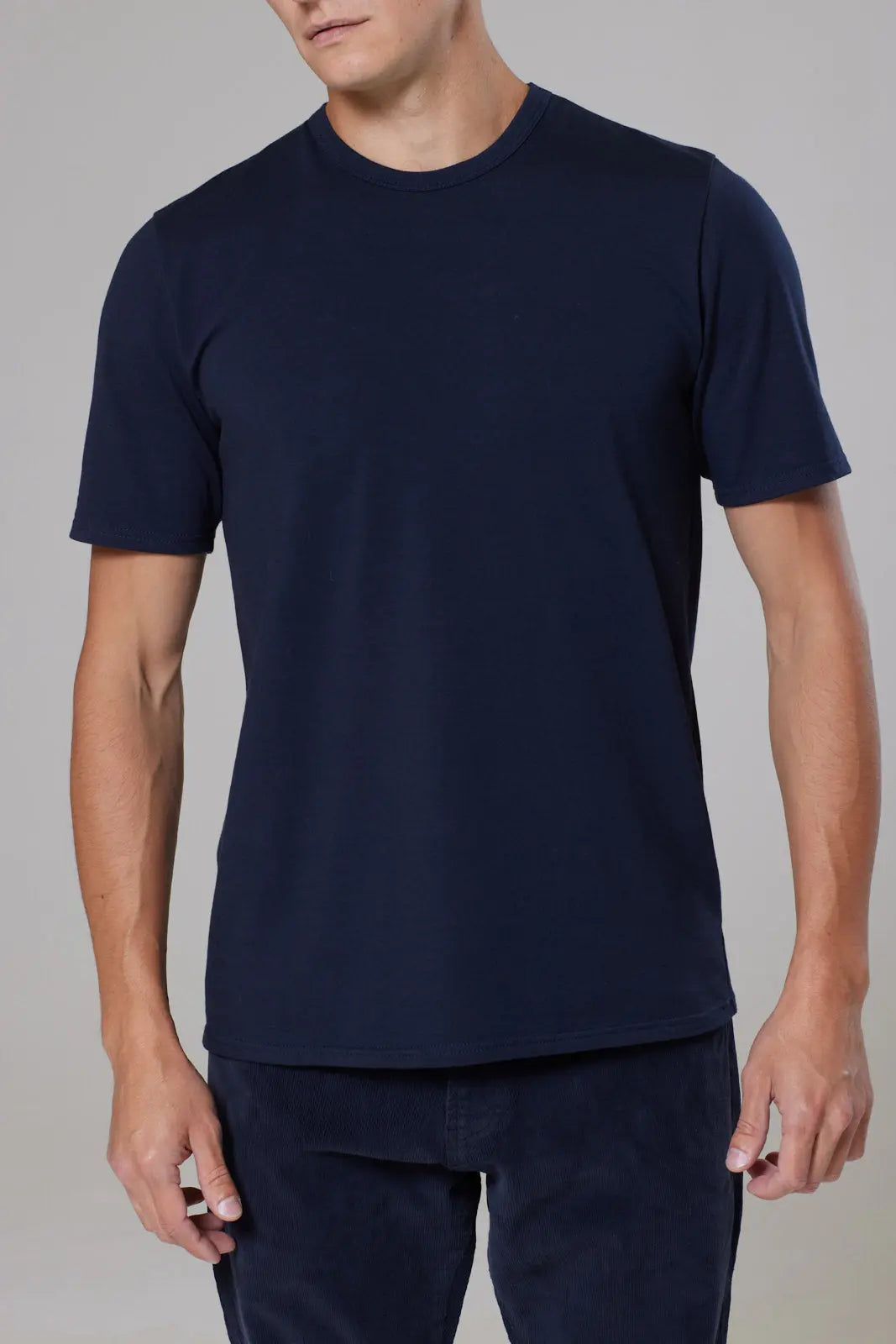 Trueman Short Sleeve Tee Shirt - Navy - Wear London