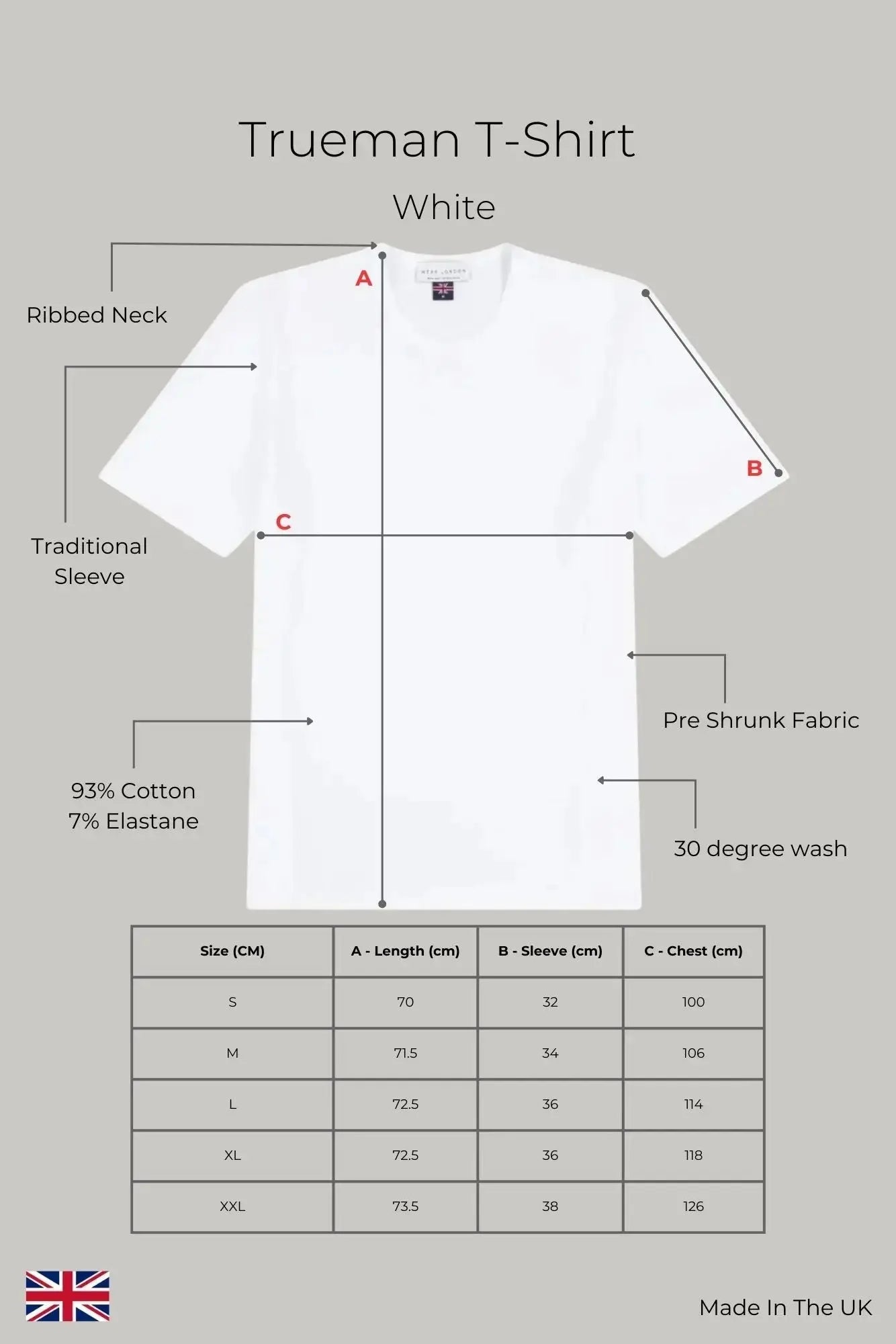 Trueman T-Shirt - White - Wear London