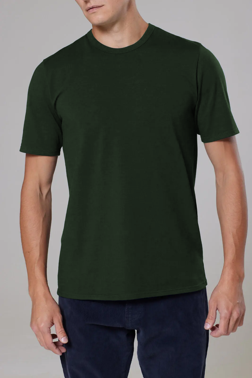 Trueman T-Shirt - Bottle Green - Wear London