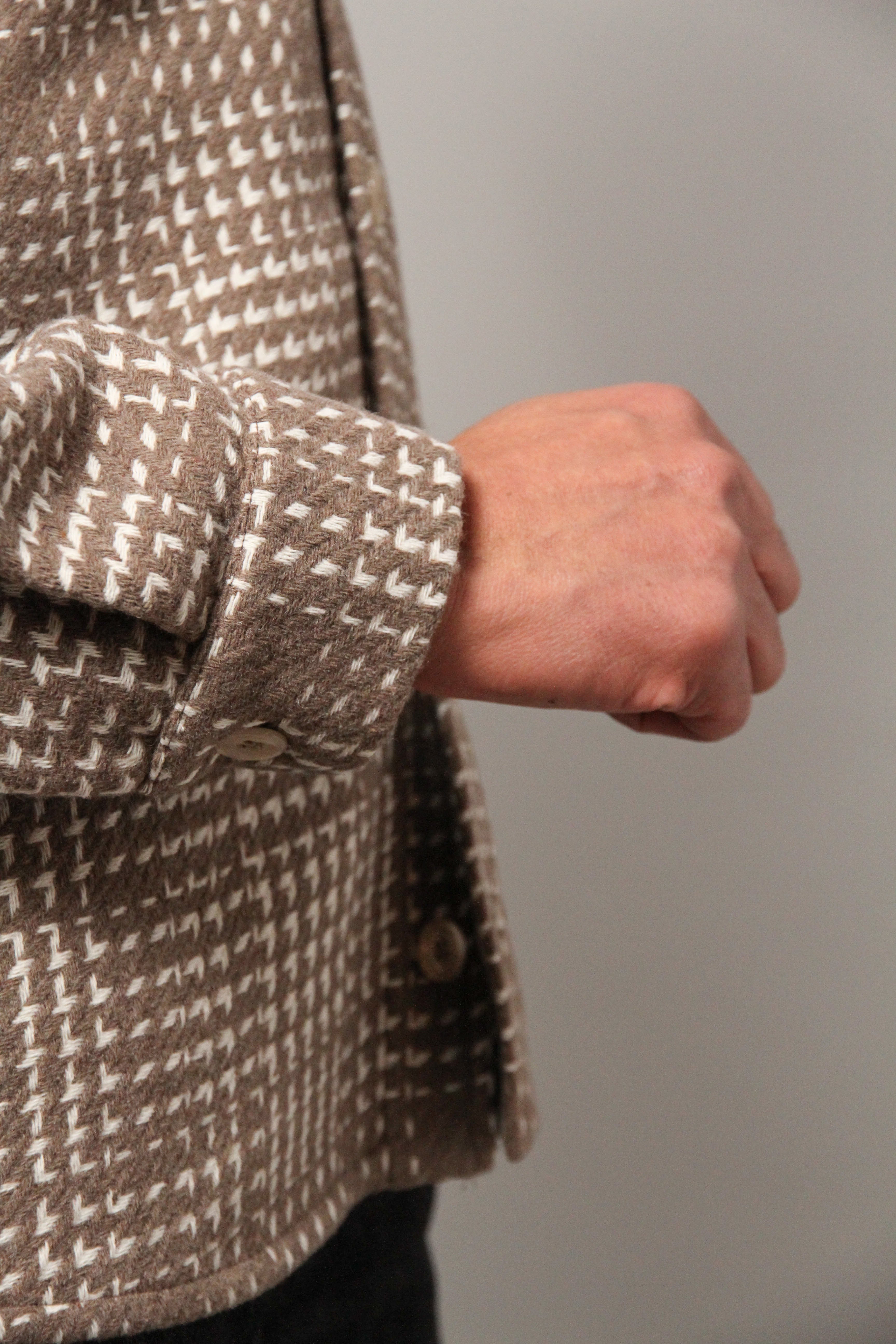 Bart Overshirt - Brown Ecru Check - Wear London