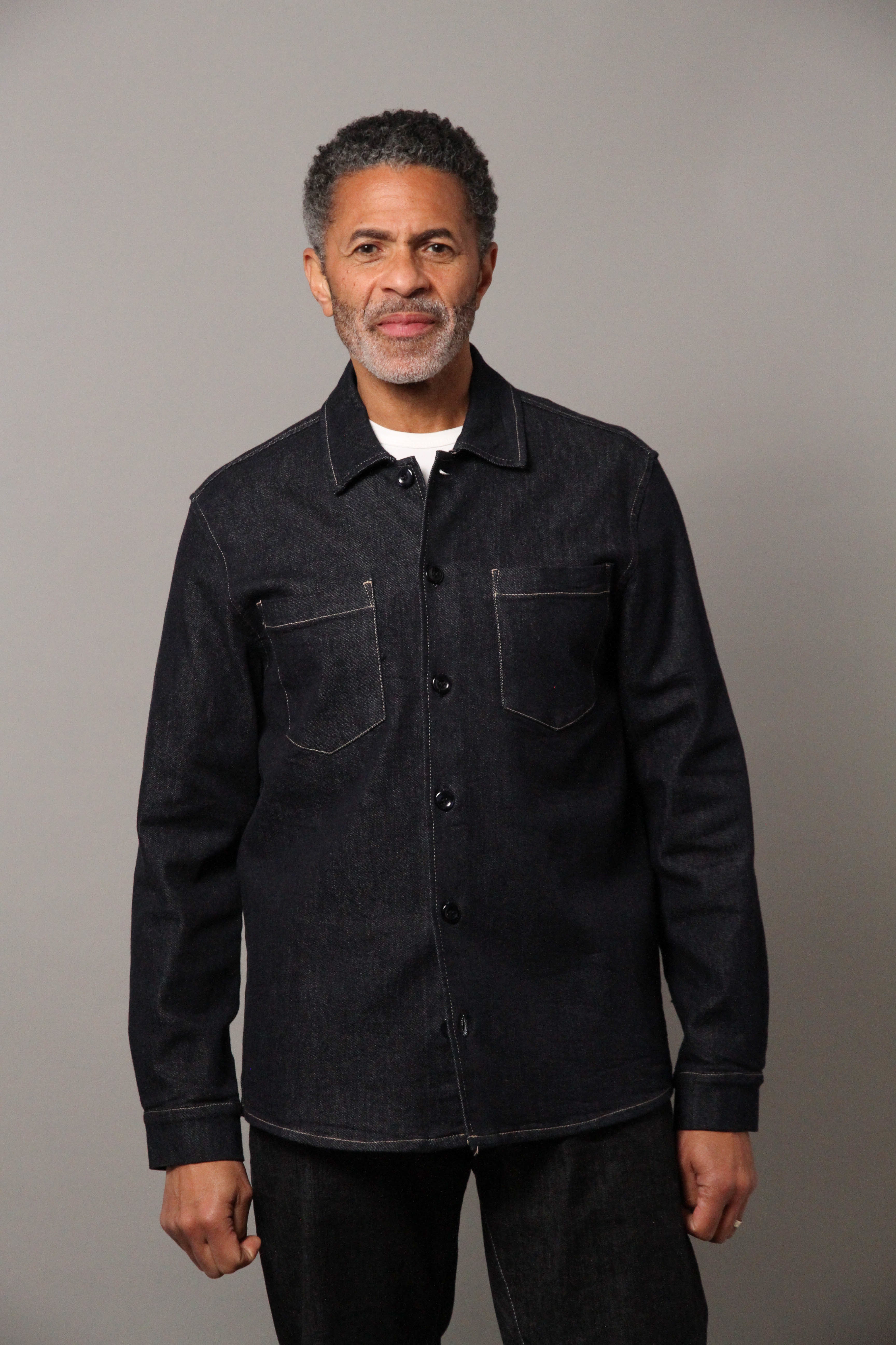 Bart Denim Button Overshirt - EverBlue - Wear London