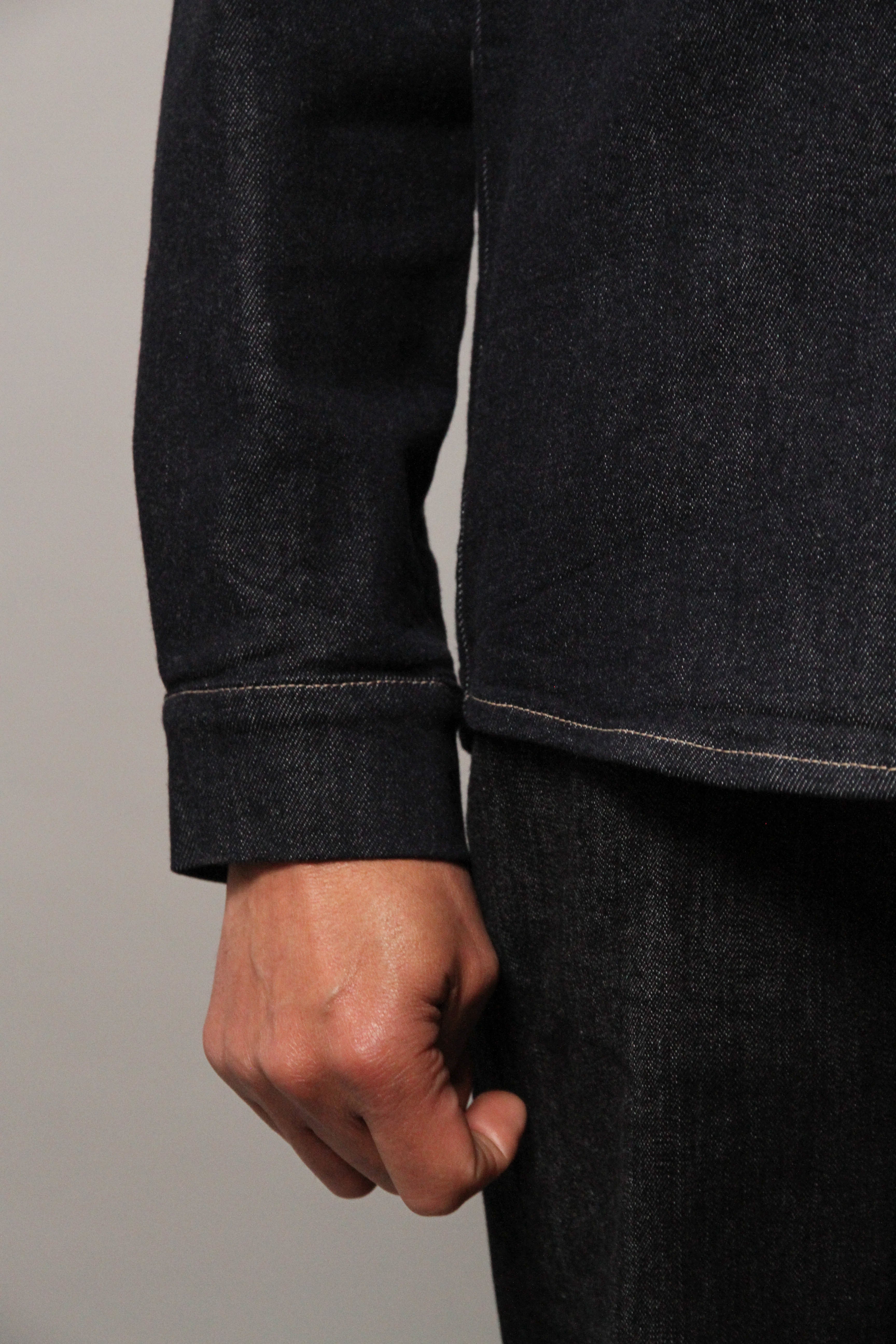 Bart Denim Button Overshirt - EverBlue - Wear London