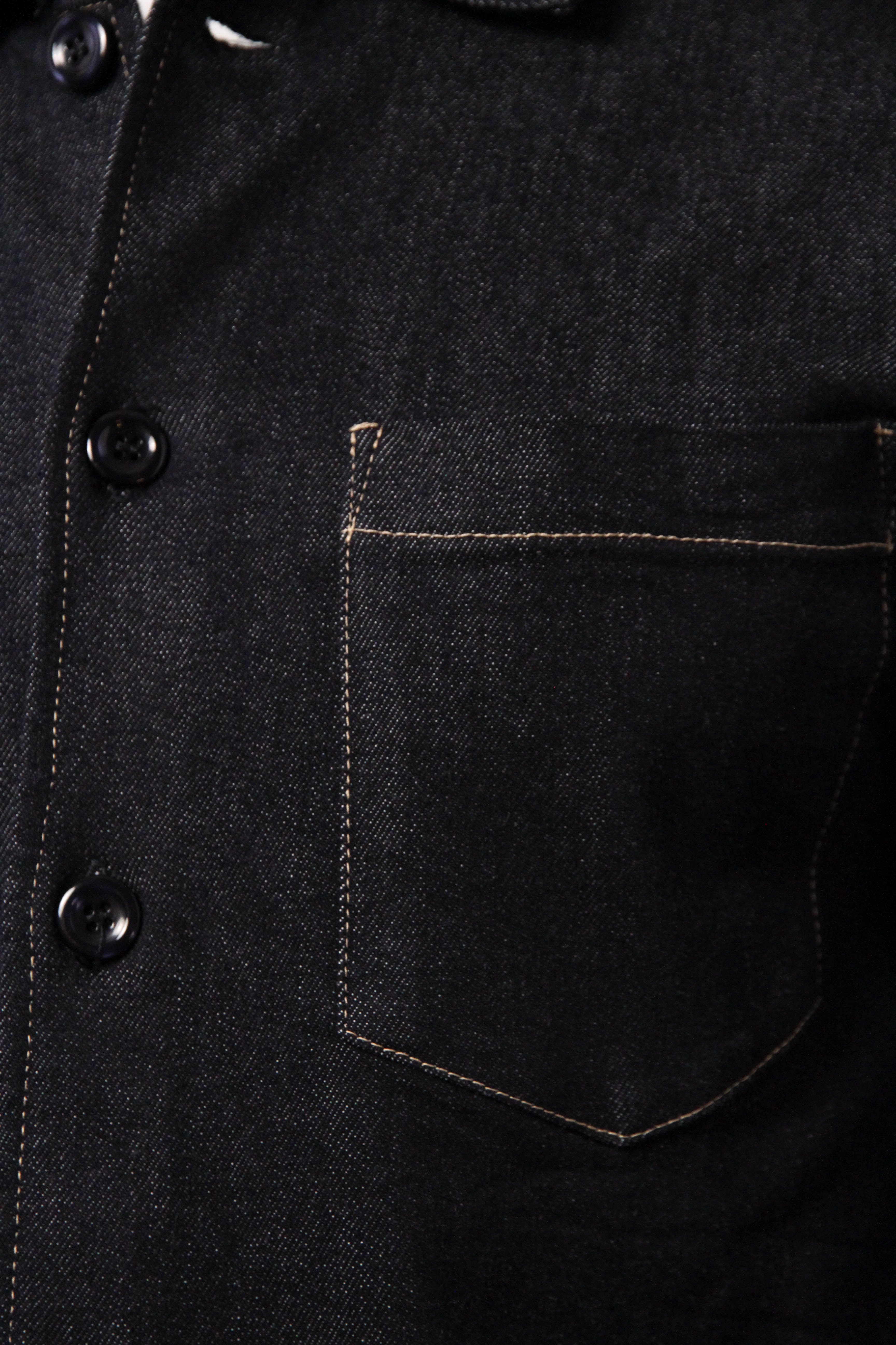 Bart Denim Button Overshirt - EverBlue - Wear London