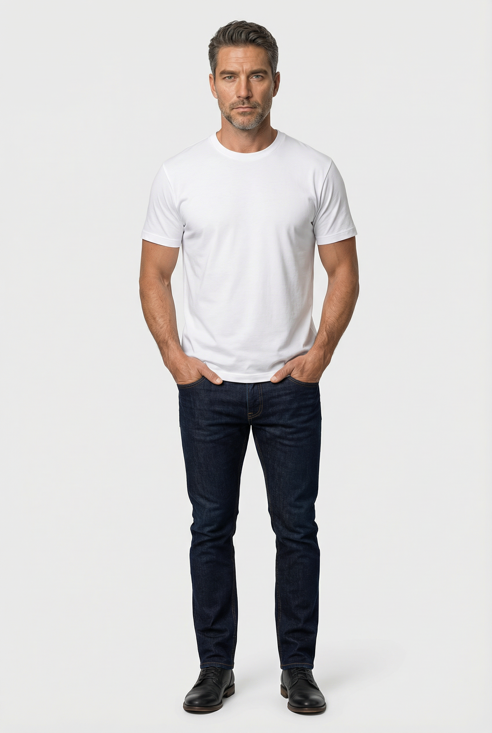 Dalston - T-Shirt Non Peach - Optic White - Wear London