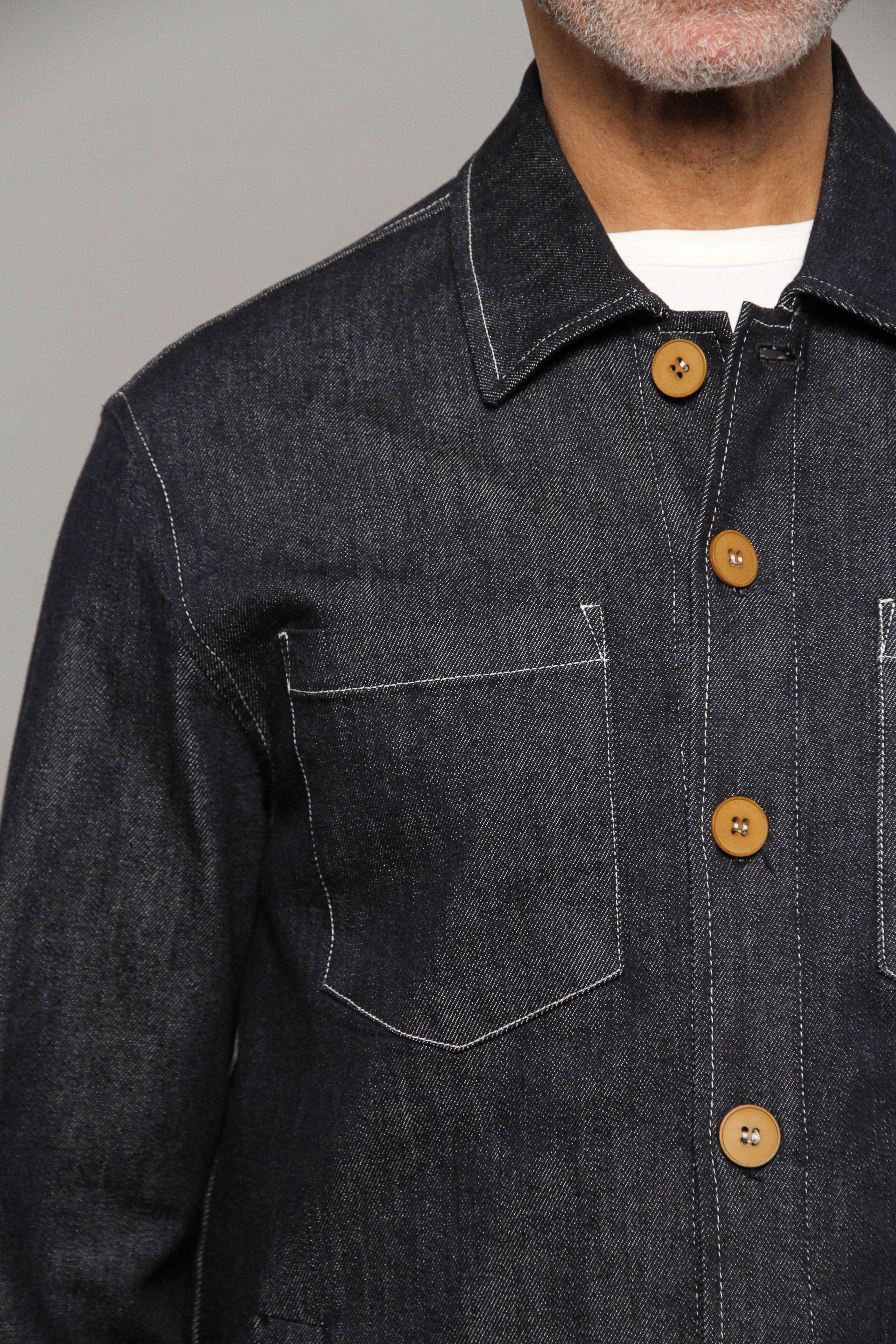 Turner Long Sleeve Shirt - Denim Stay Blue - Wear London