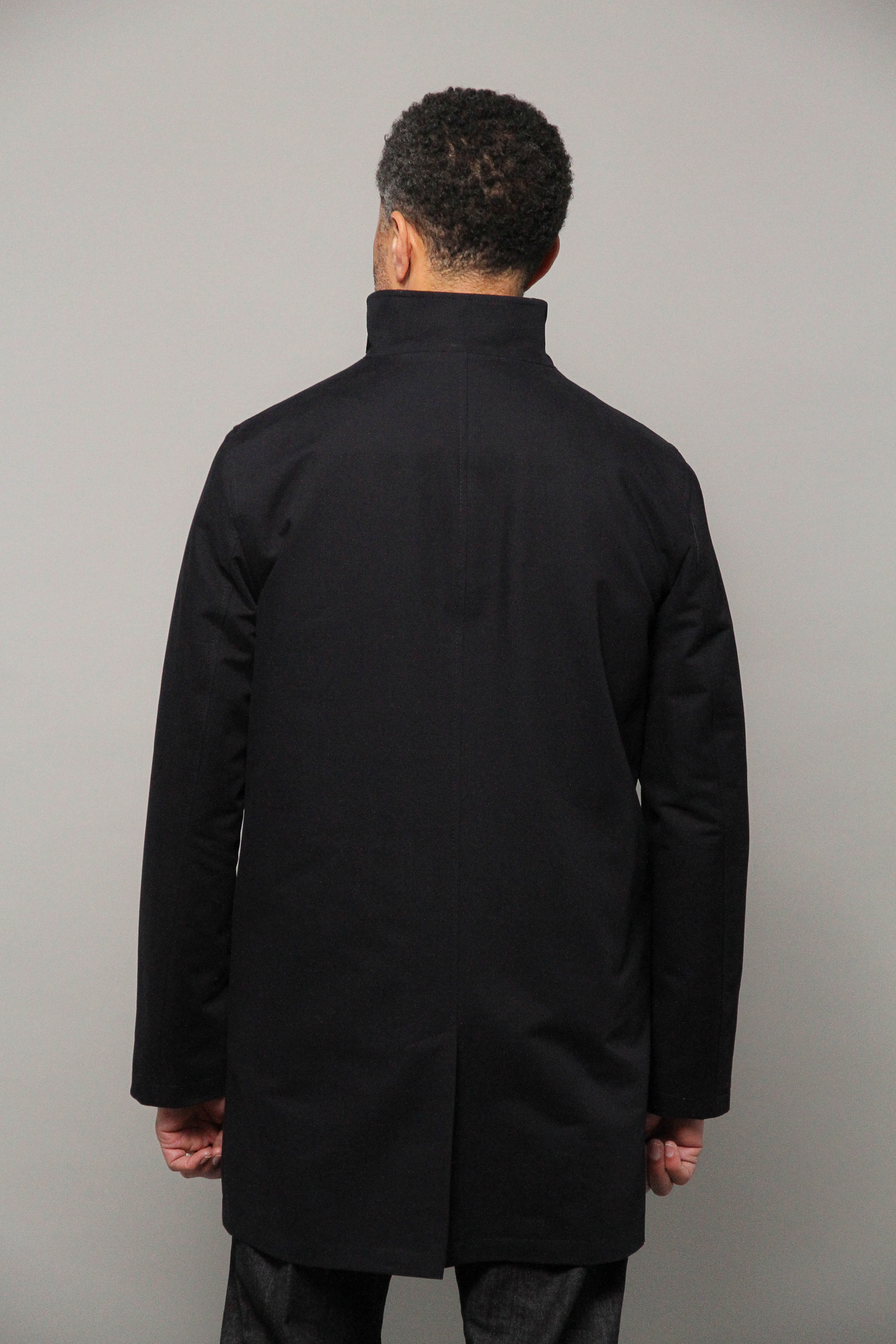 Finsbury Funnel Mac - Navy Dx - Wear London