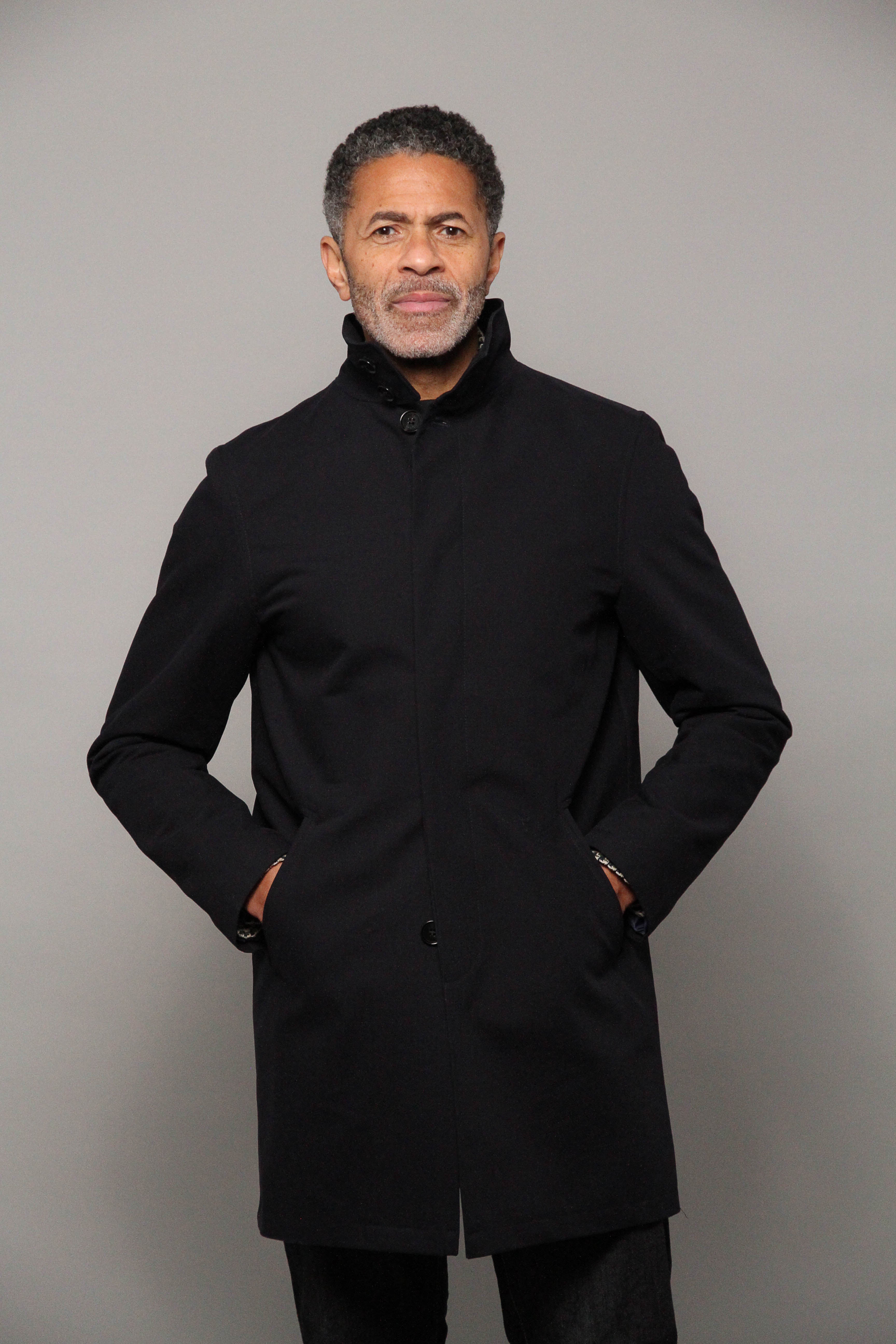 Finsbury Funnel Mac - Navy Dx - Wear London