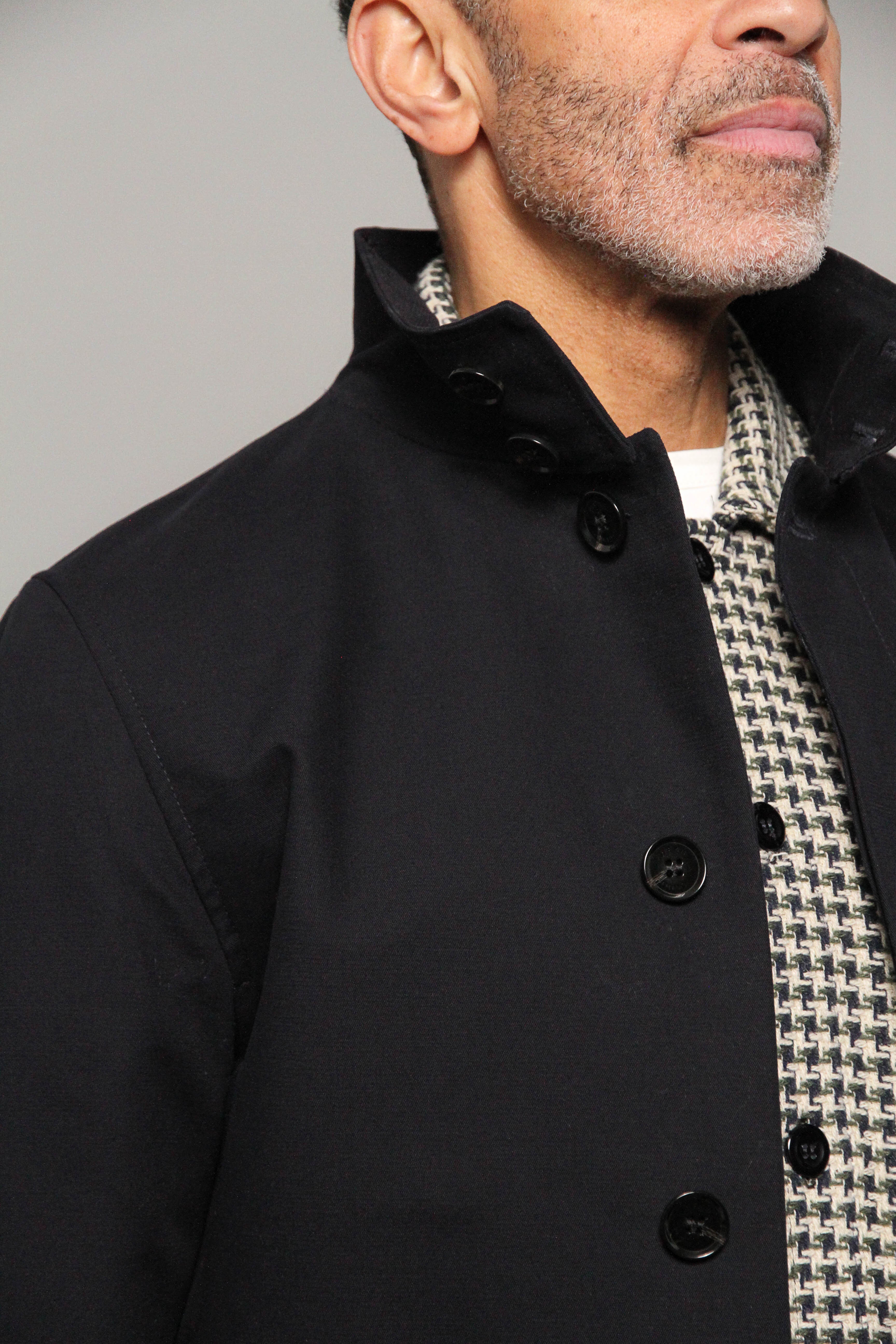 Finsbury Funnel Mac - Navy Dx - Wear London