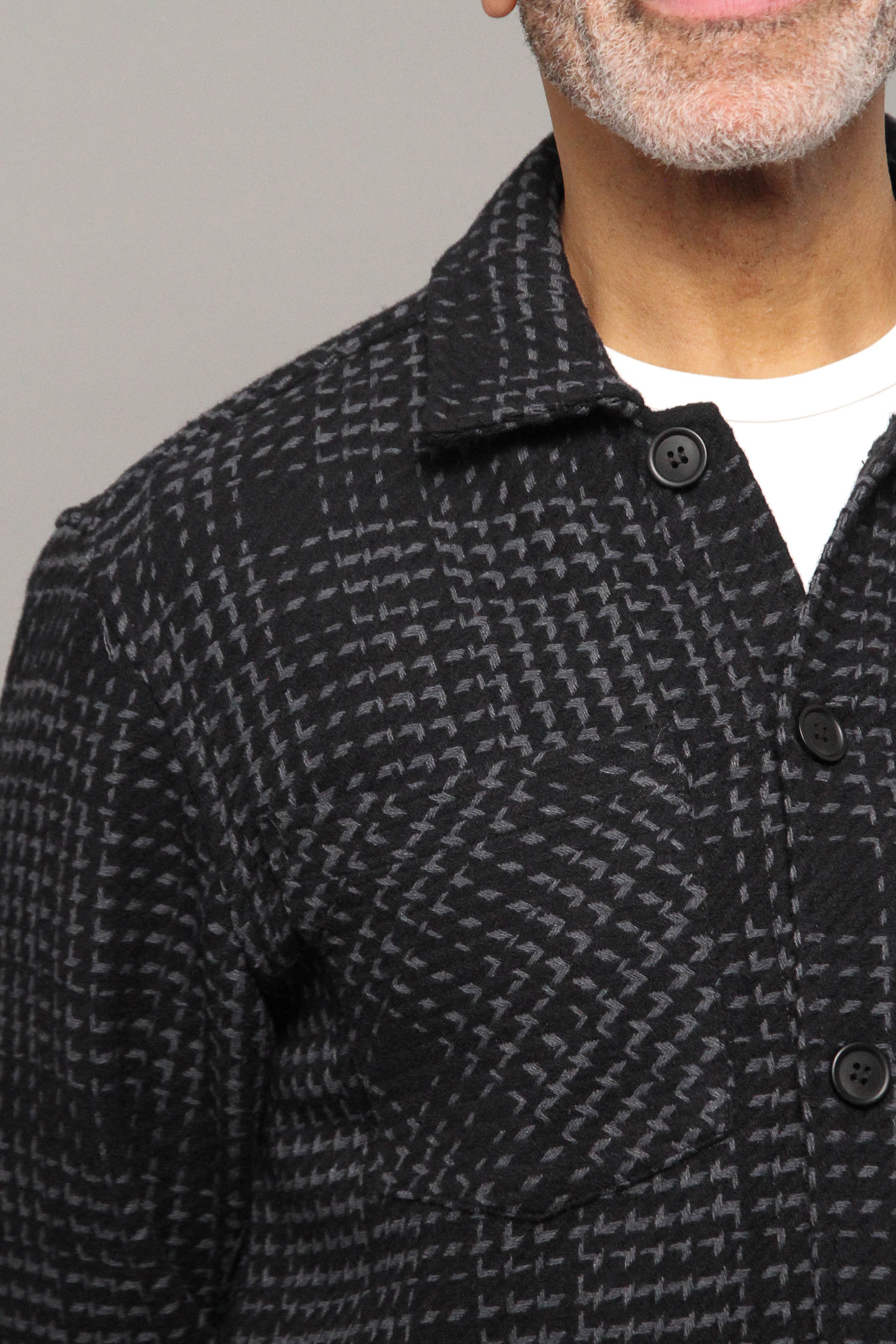 Bart Overshirt - Navy Blue Check - Wear London