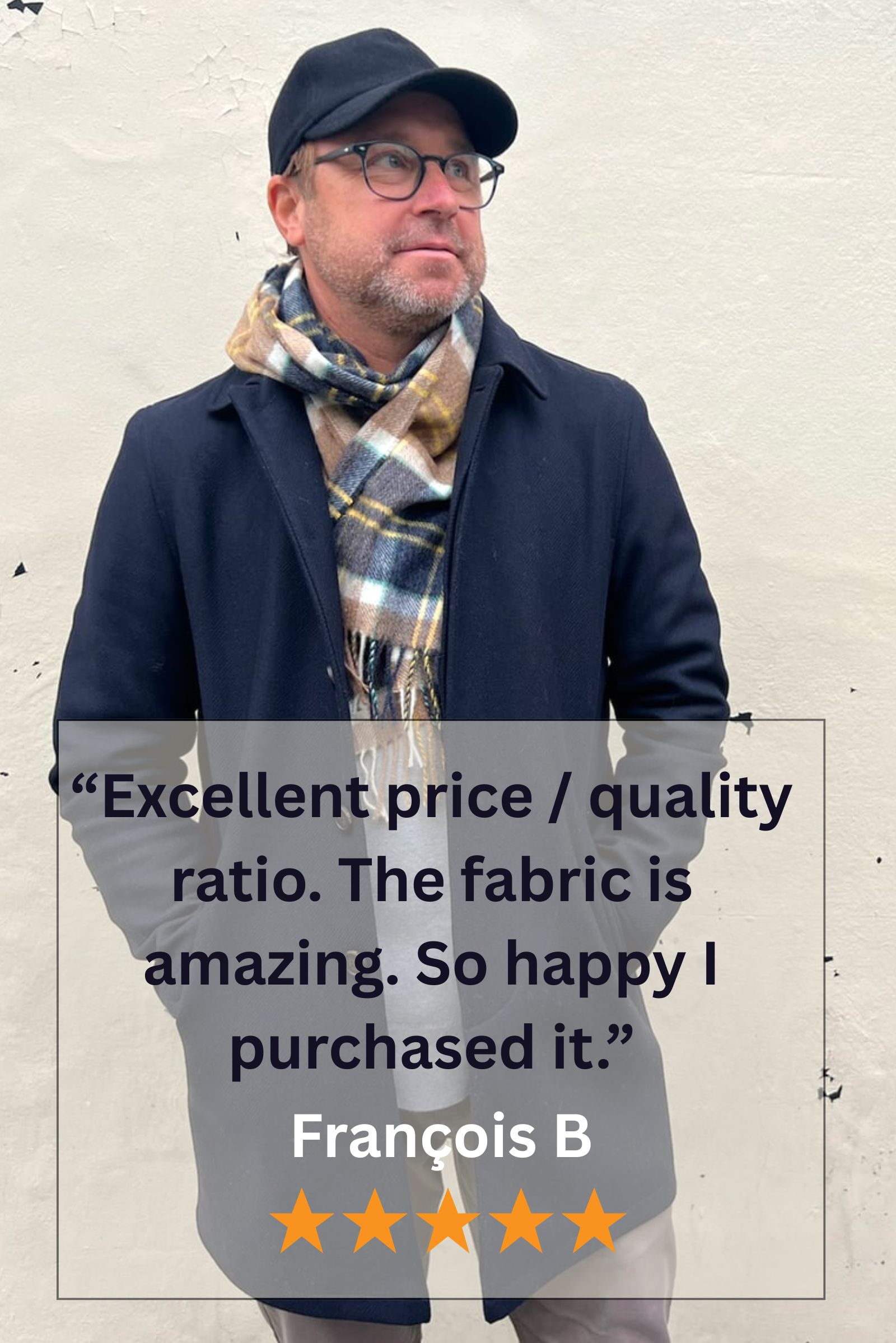 London Mac - Birbo Twill Navy - Wear London