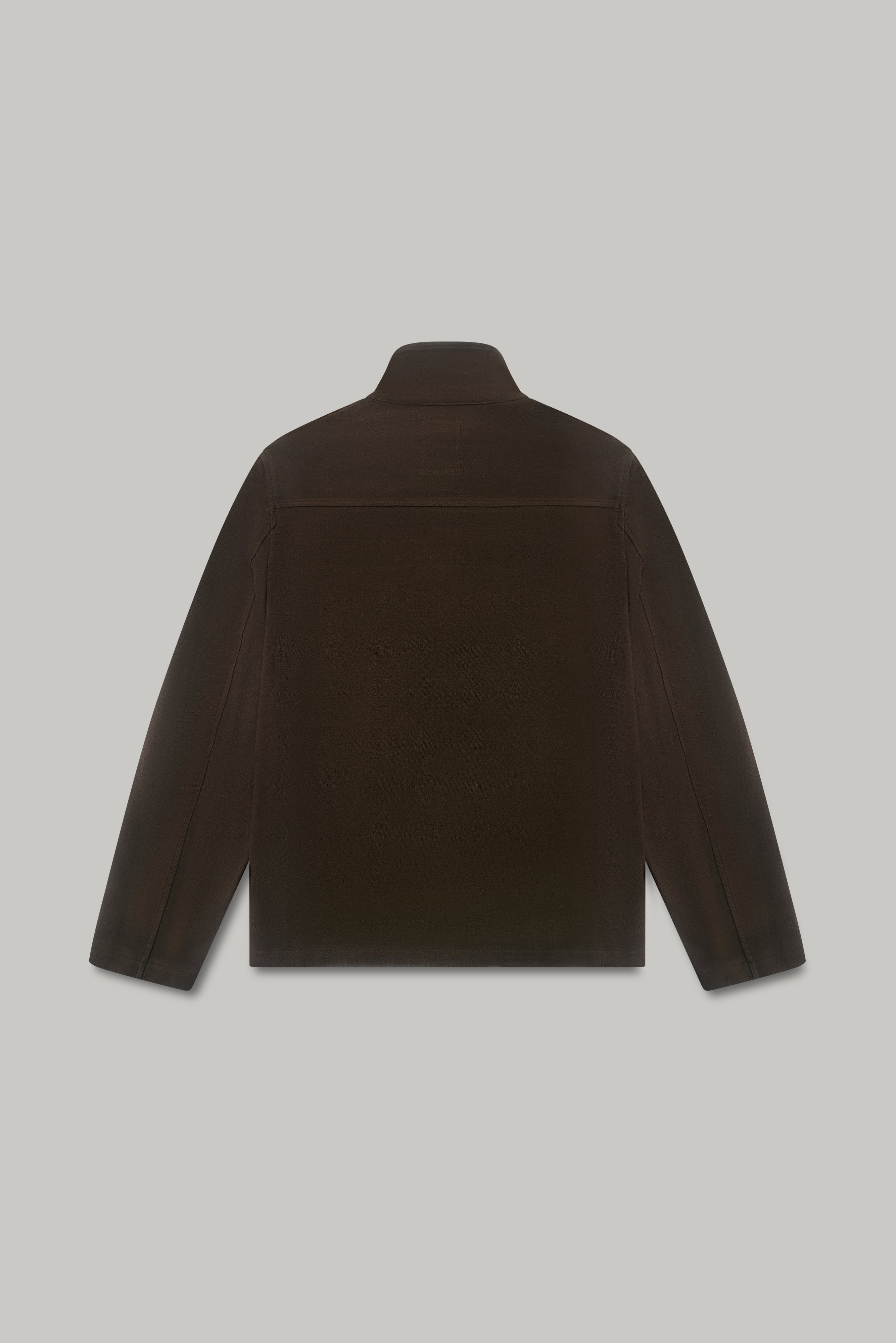 The Freddie Funnel Jacket - Chocolate Moleskin - Wear London