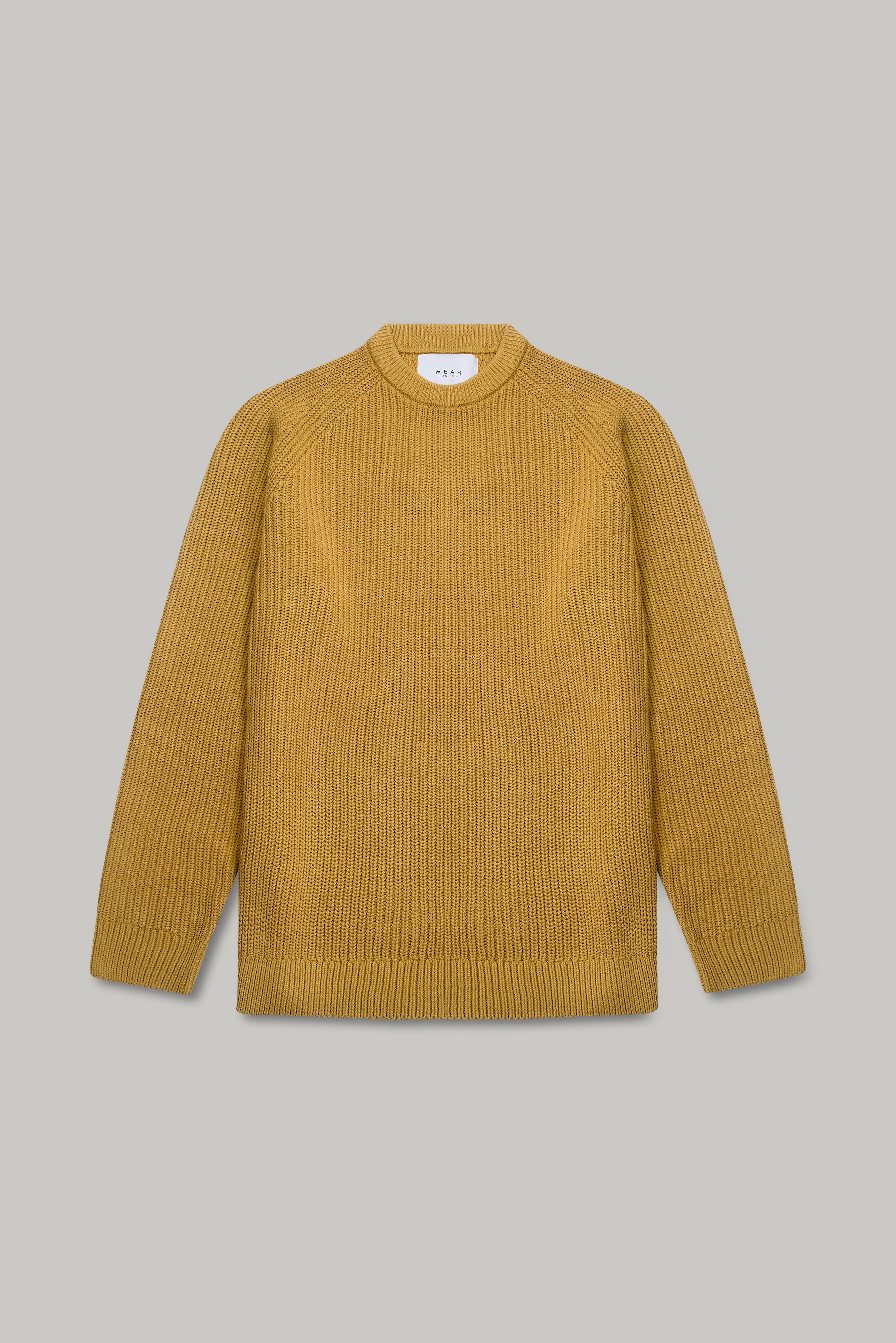 Hailey Raglan Knit - Mustard - Wear London