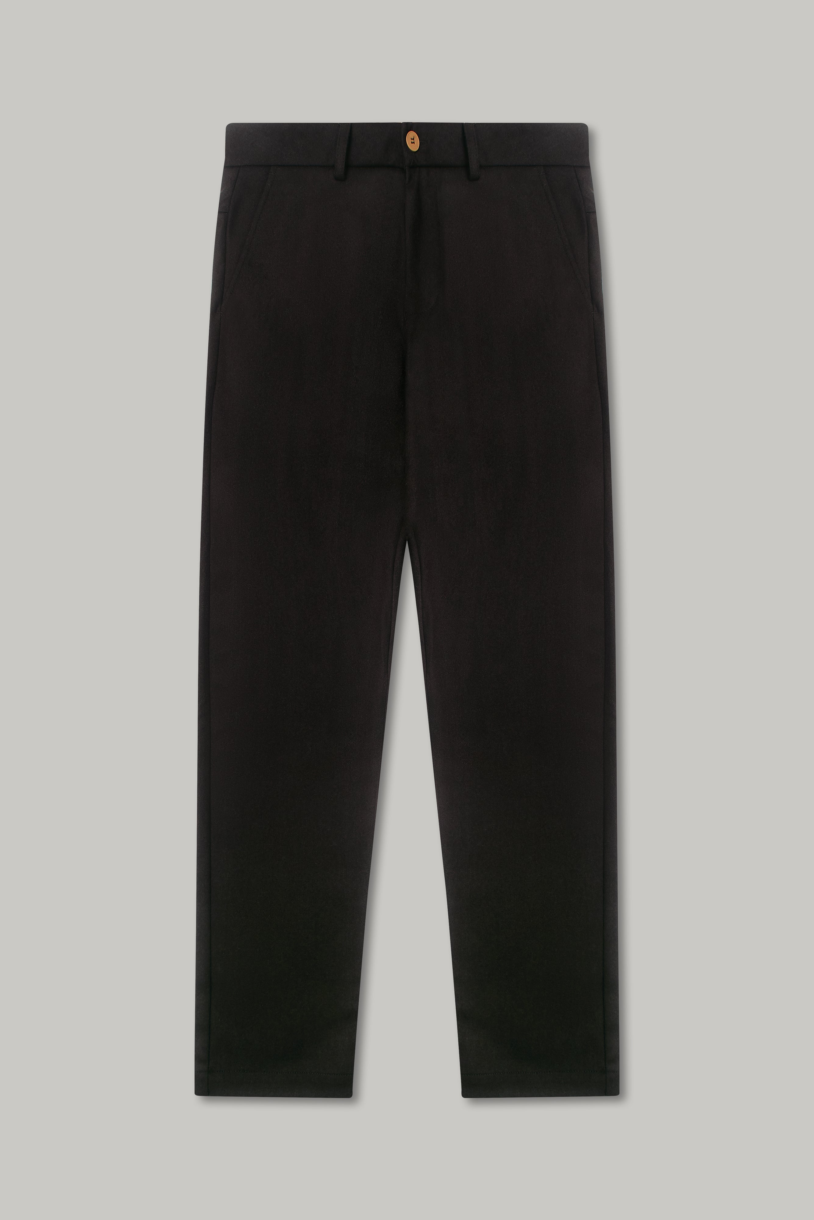 Buxton Trouser - Chocolate Flannel Positano - Wear London