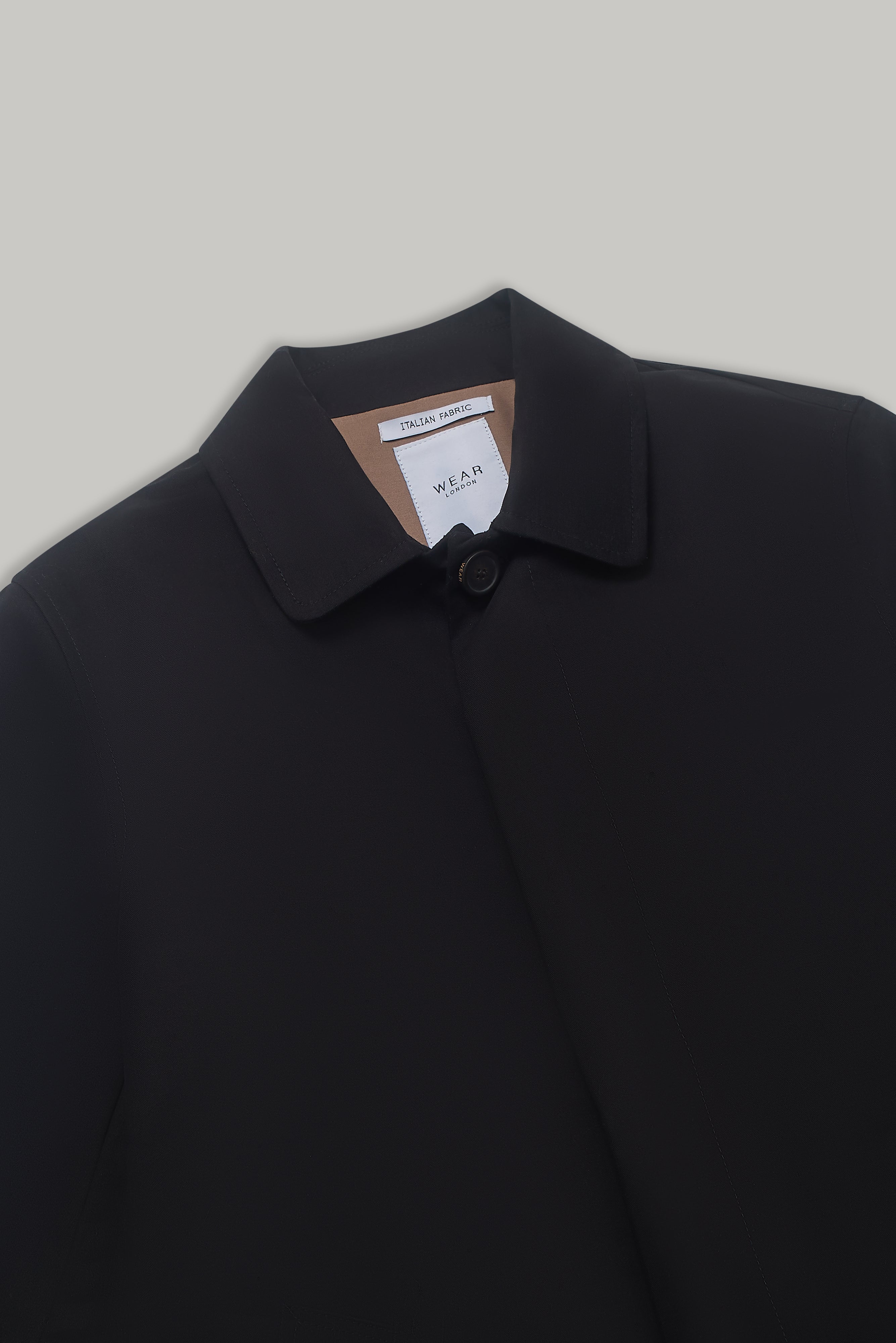 Bank Short Mac Lined - Black Dx - Wear London