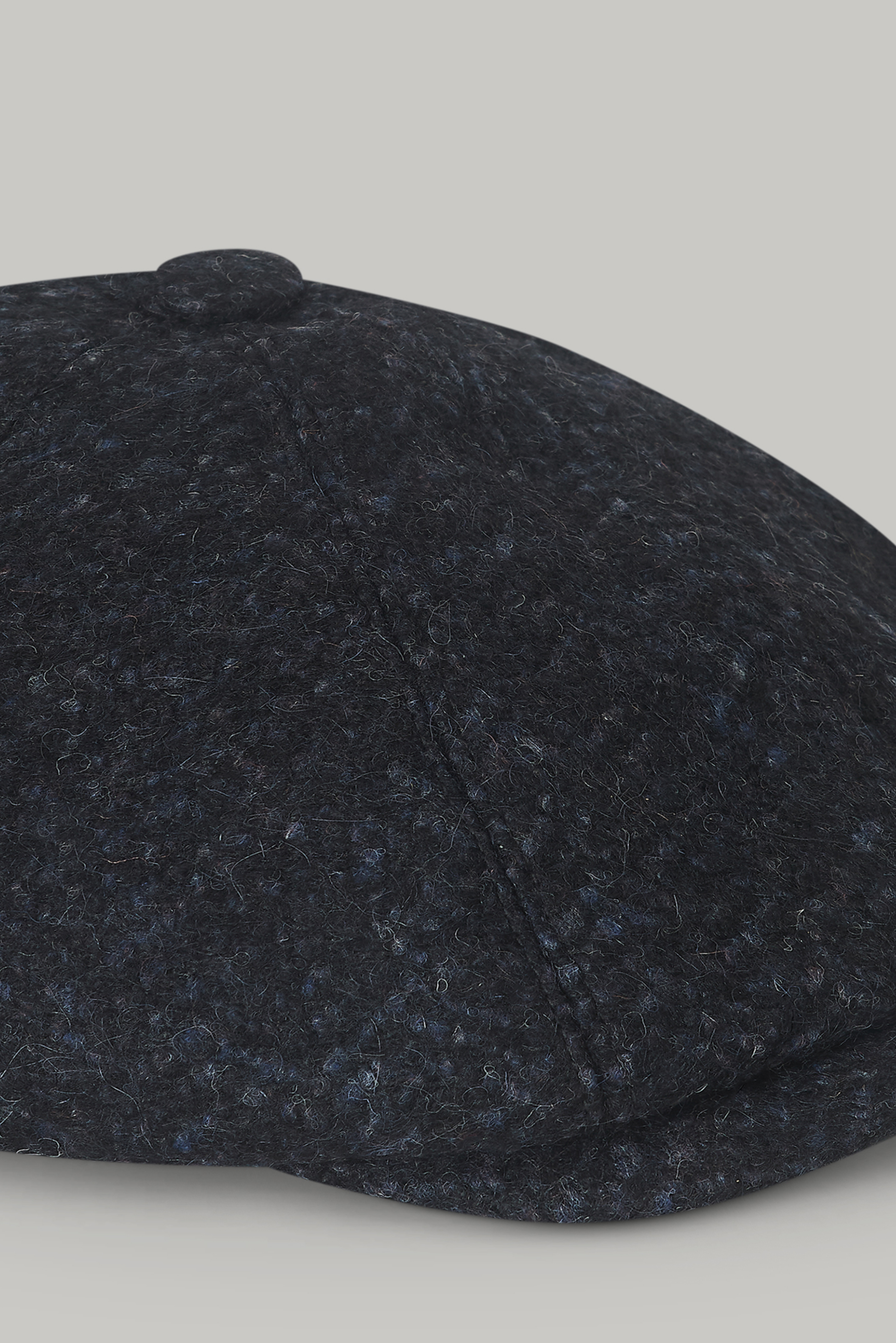 Baker Boy Hat - Navy Herringbone - Wear London
