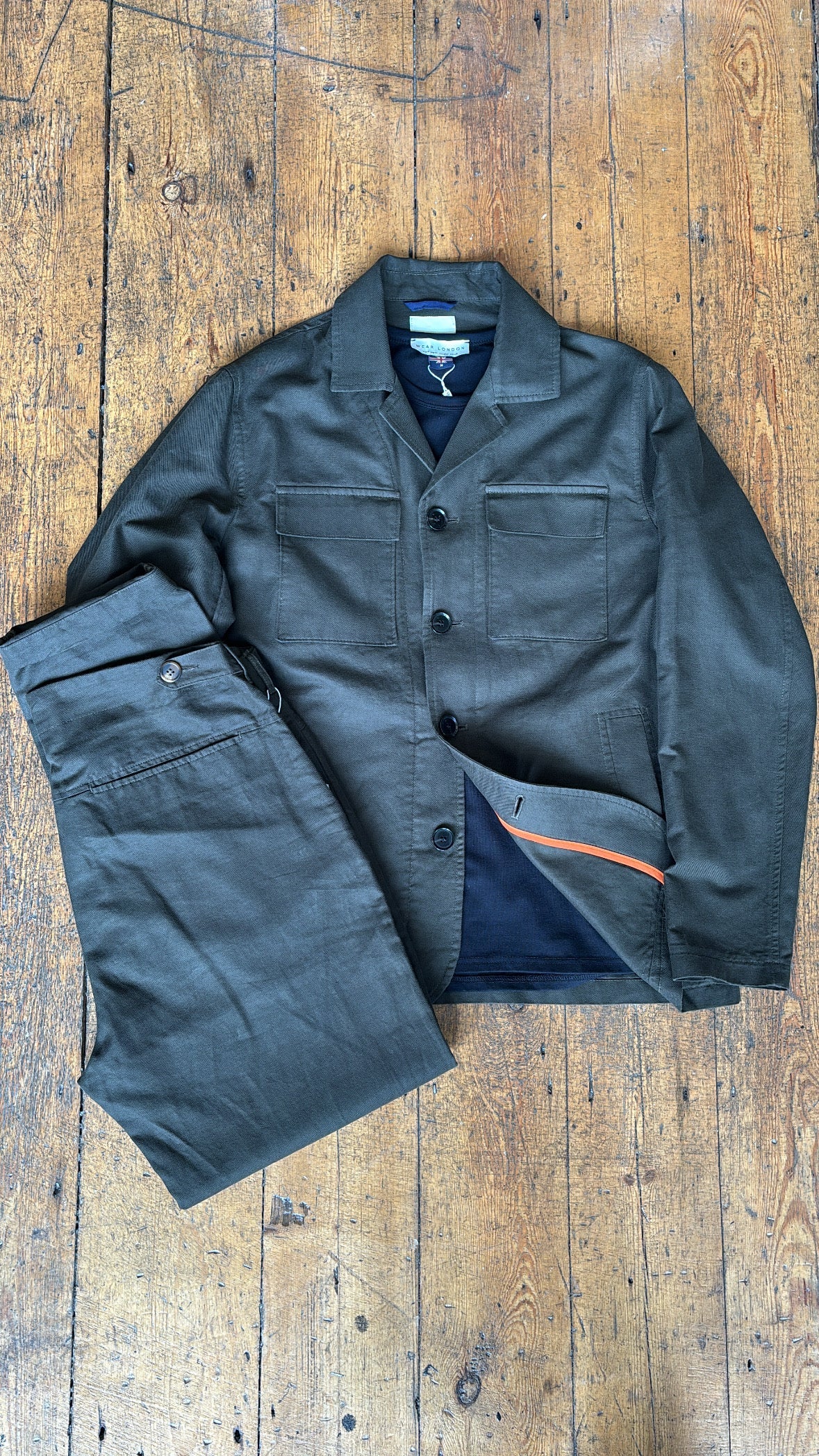 Mark Shacket - Olive Cotton Linen - Wear London