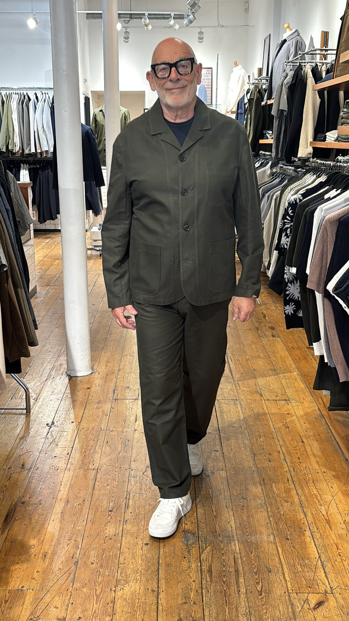 Tuxford Casual Blazer - Showerproof Olive - Wear London