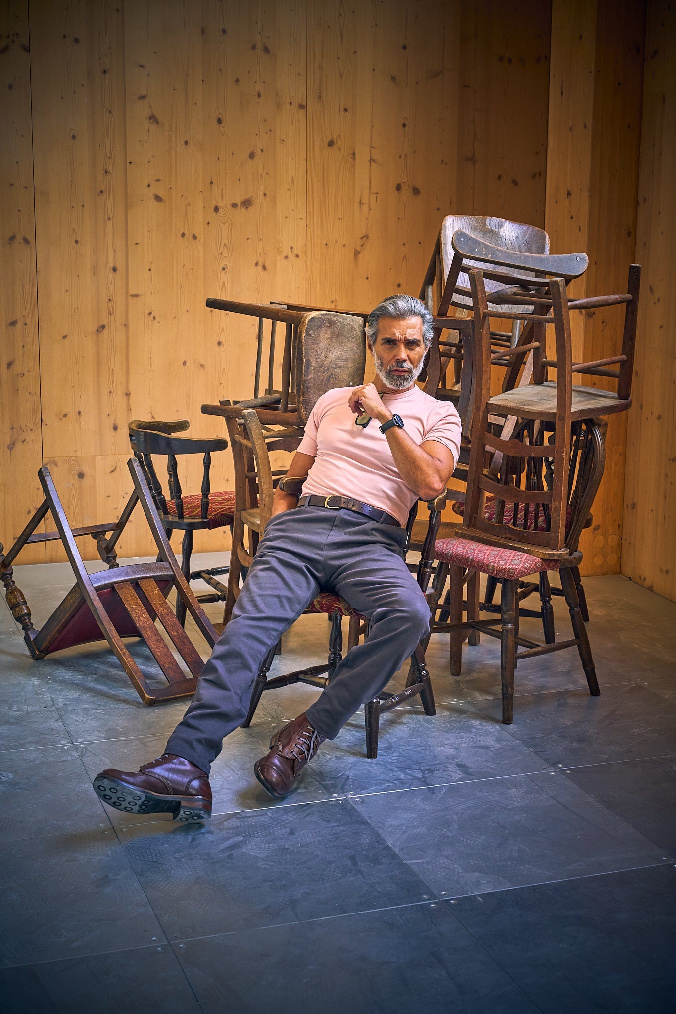 Crispin Superflex Chino - Grey - Wear London