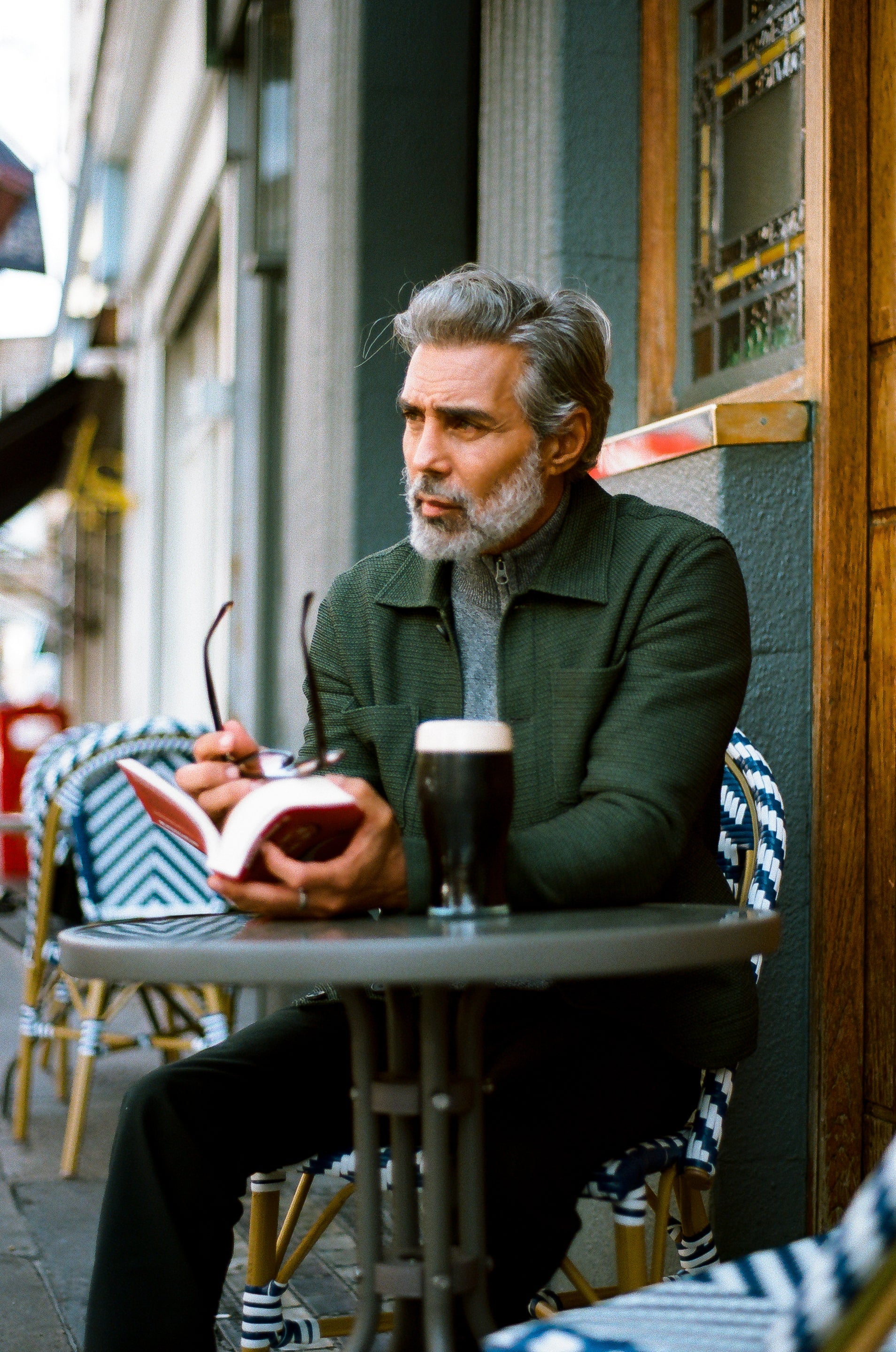 J Jimmy Quarter Zip - Grey White - Wear London