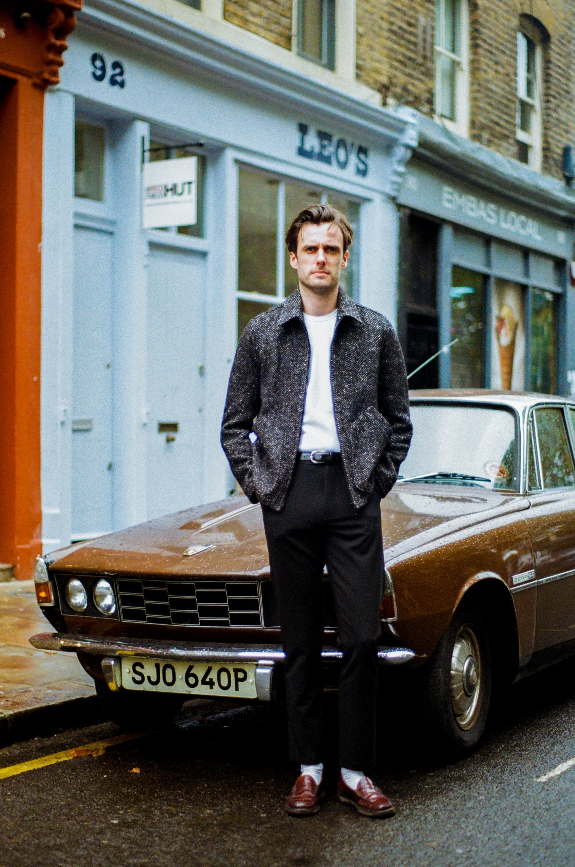 Colt Zip Shacket Unlined - Black & White Hatch - Wear London