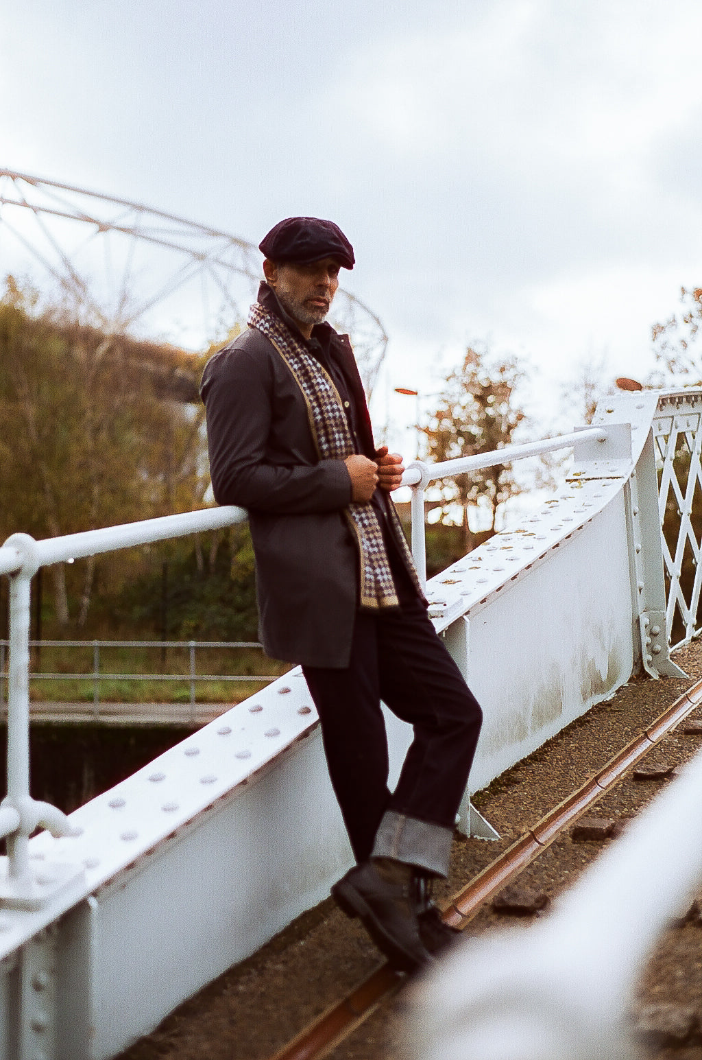 Scarf - Dogtooth Camel - Wear London