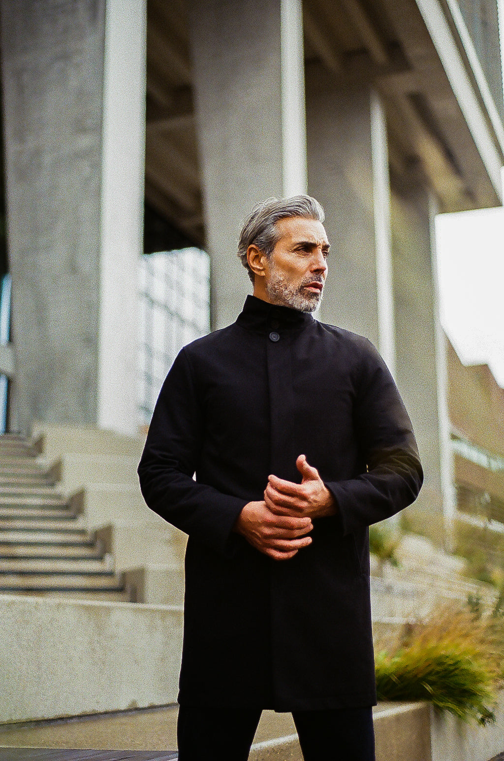 Finsbury Funnel Mac - Black Dx - Wear London