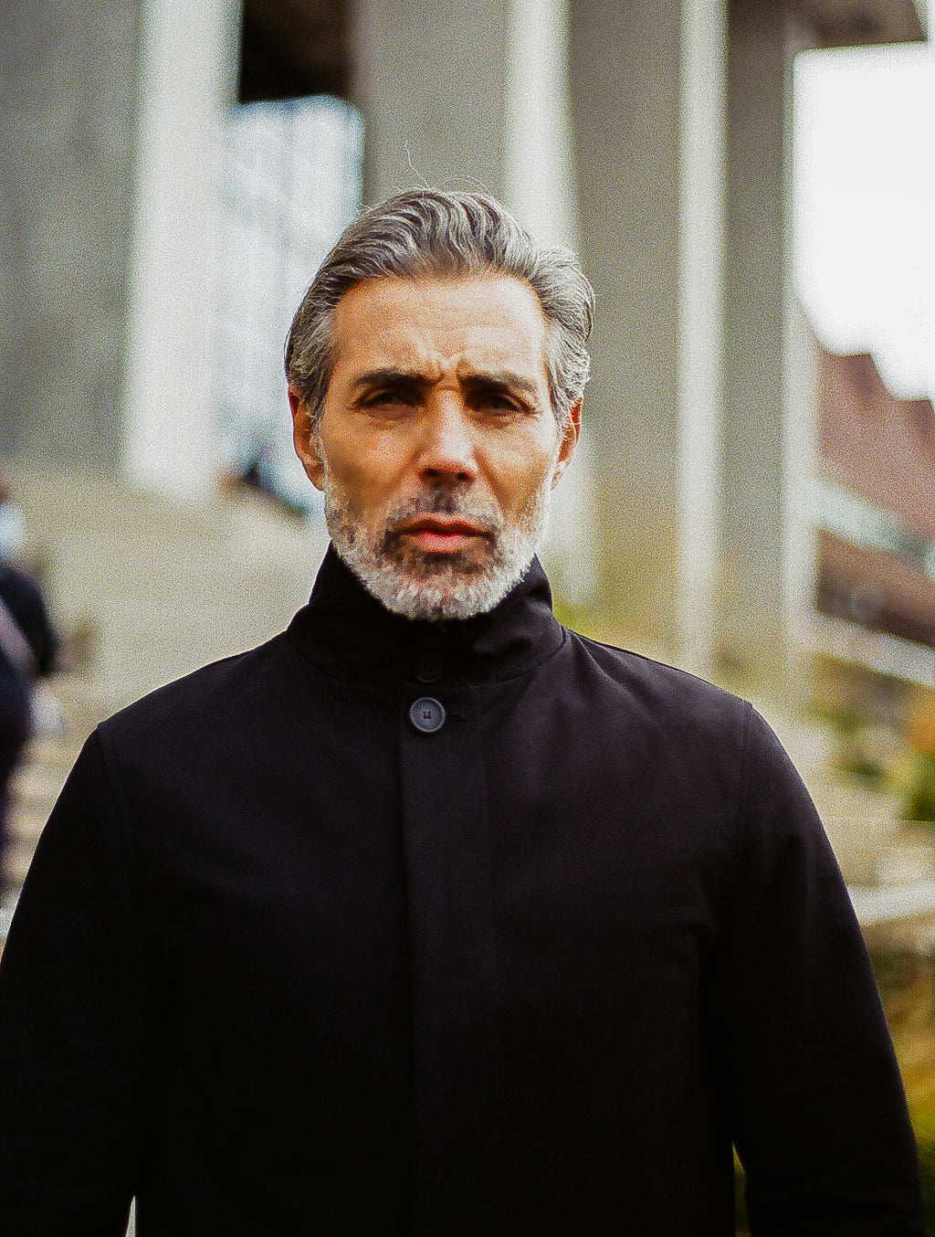 Finsbury Funnel Mac - Black Dx - Wear London