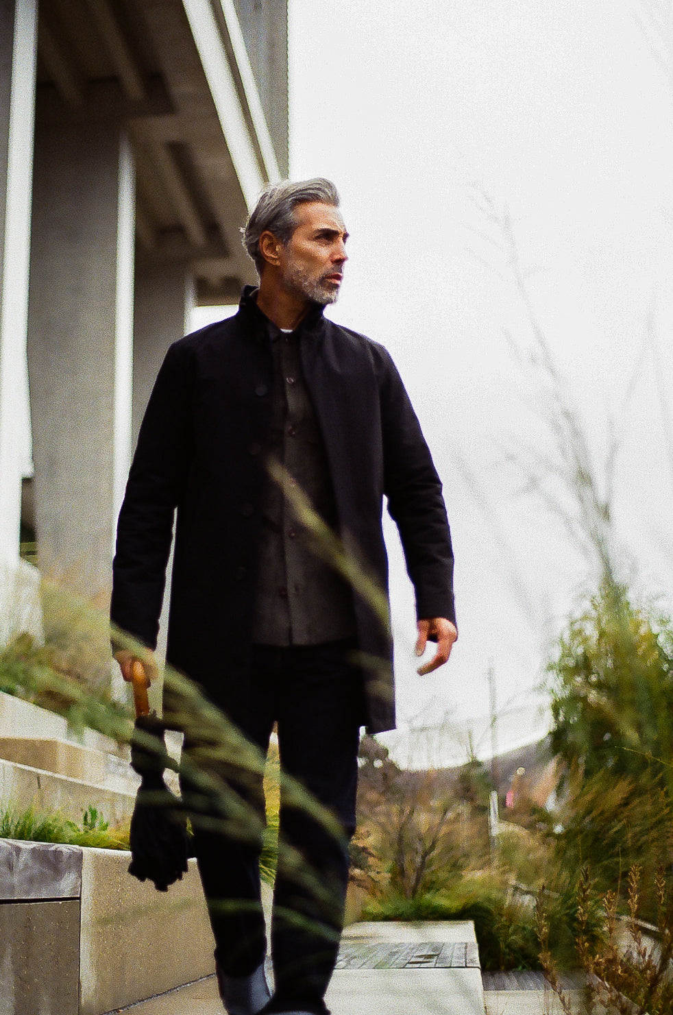 Finsbury Funnel Mac - Black Dx - Wear London