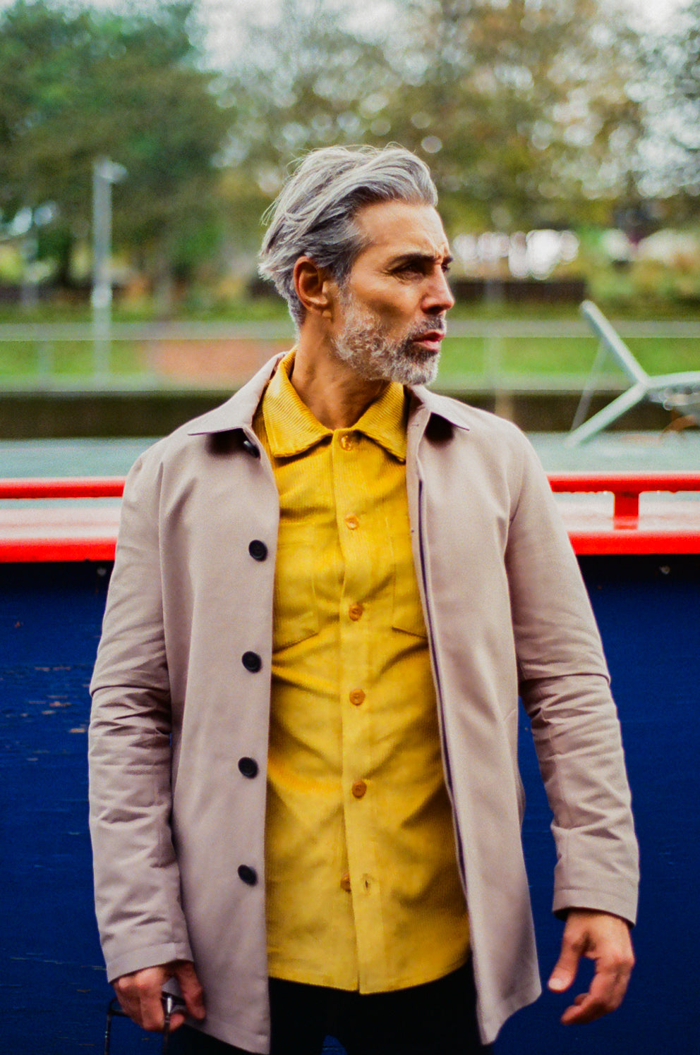 Bank Short Mac Lined -  Cappuccino - Wear London