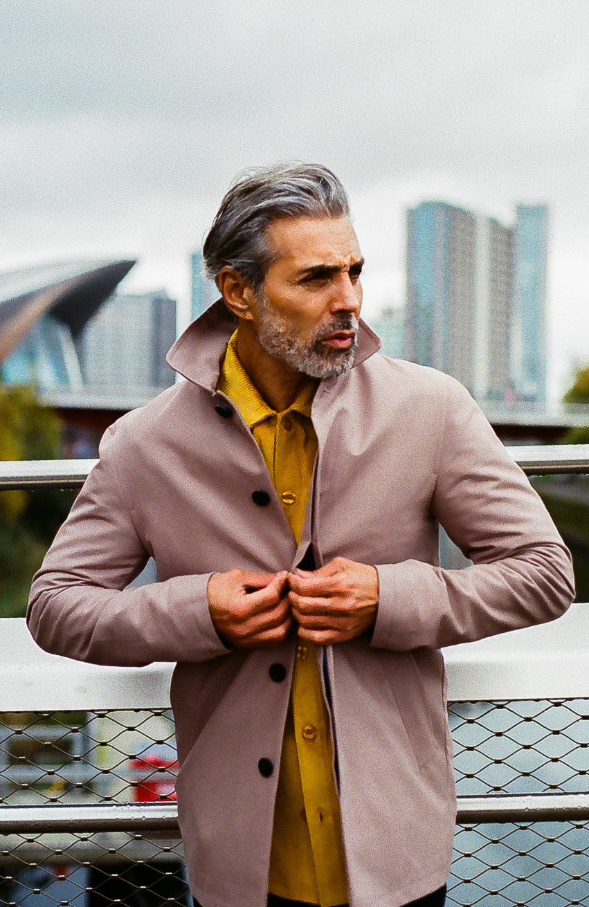 Bank Short Mac Lined -  Cappuccino - Wear London