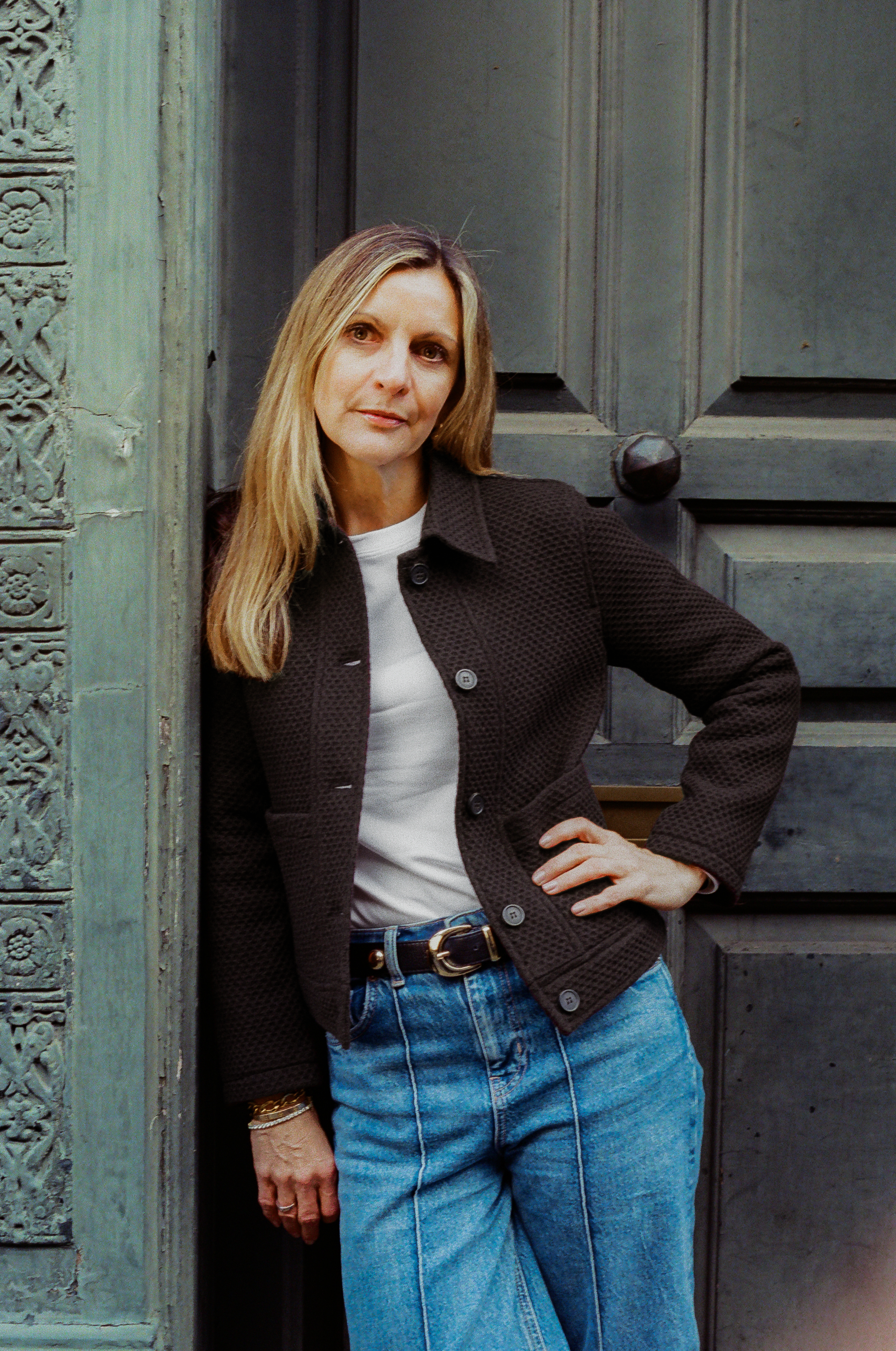 Regency wool coat - Nebula textured chocolate - Wear London