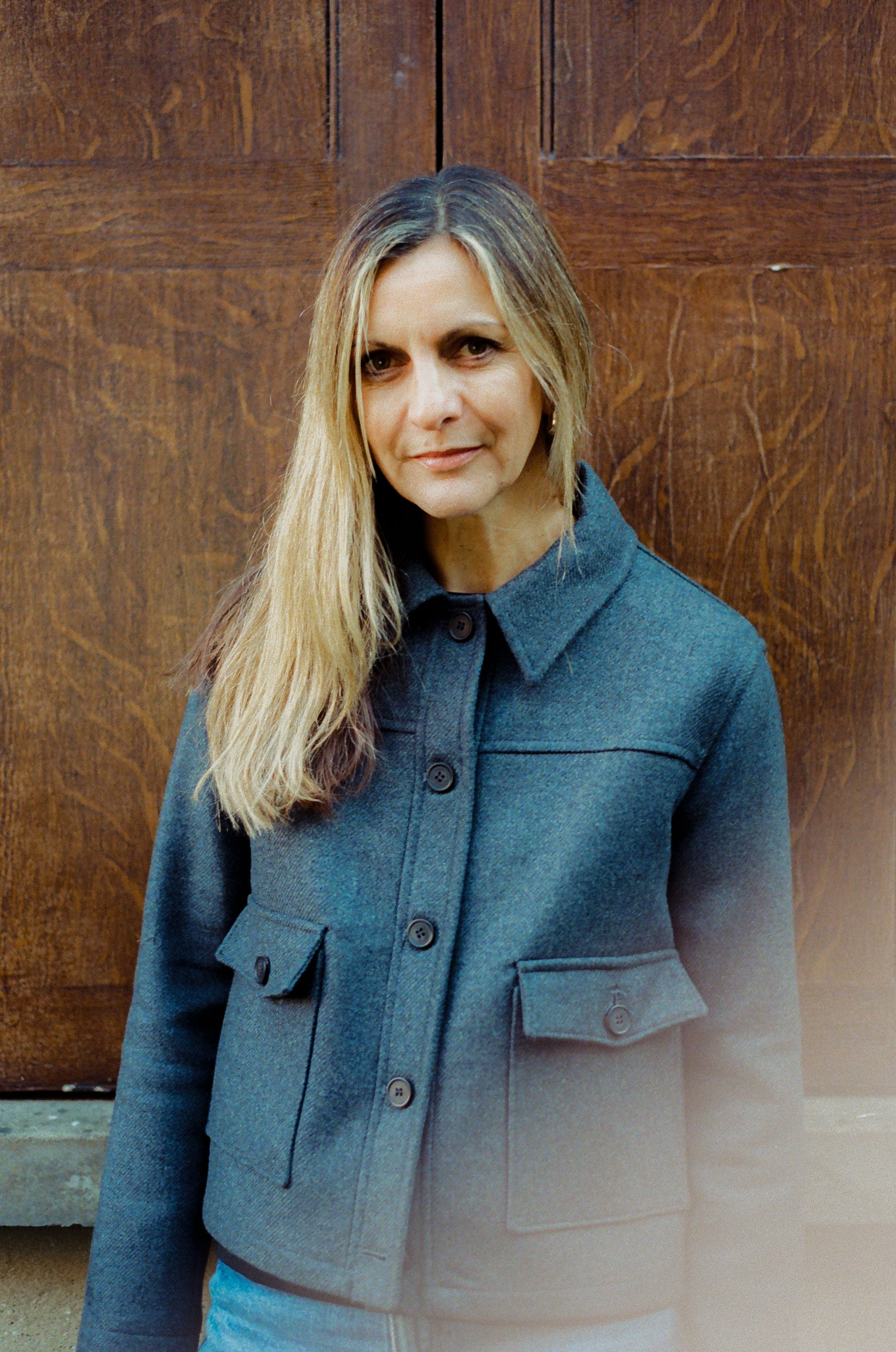 Ruby wool coat - Birbo Twill Grey - Wear London