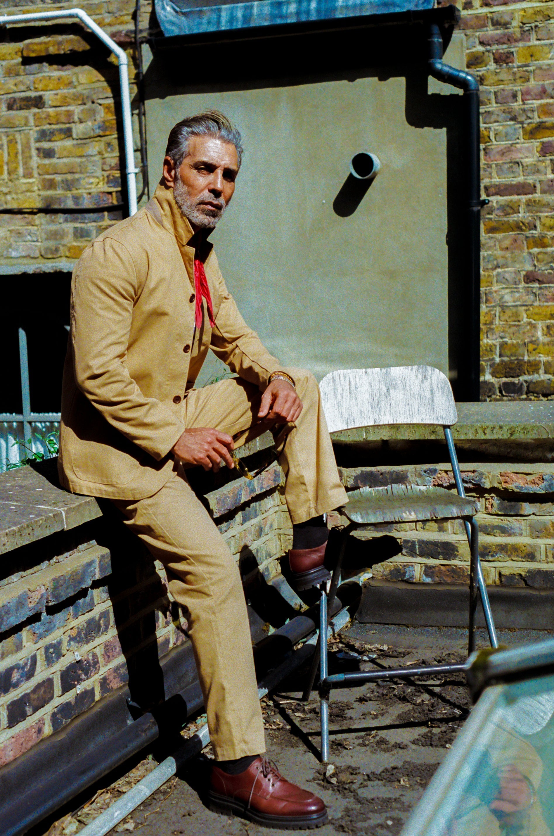The Temple: Cotton Canvas Suit - Wear London