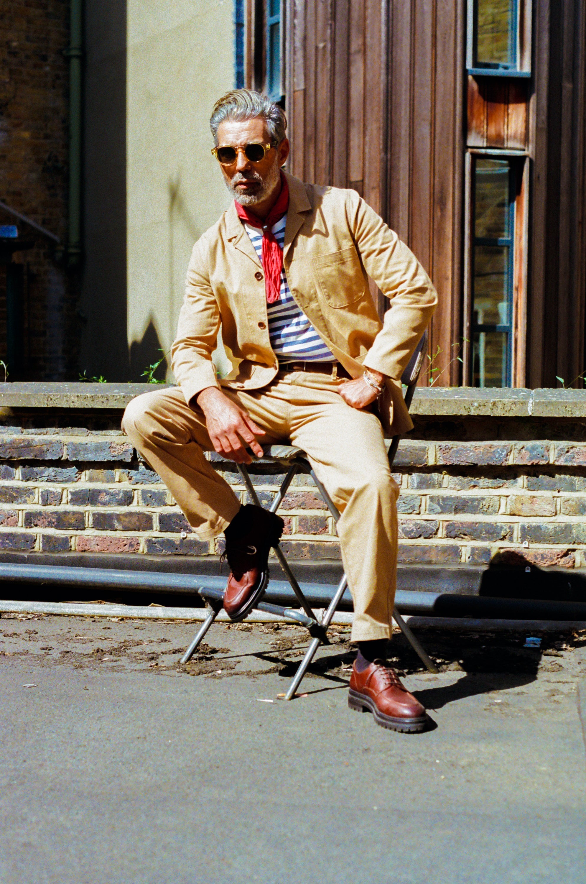 Temple Trouser - Camel Canvas - Wear London
