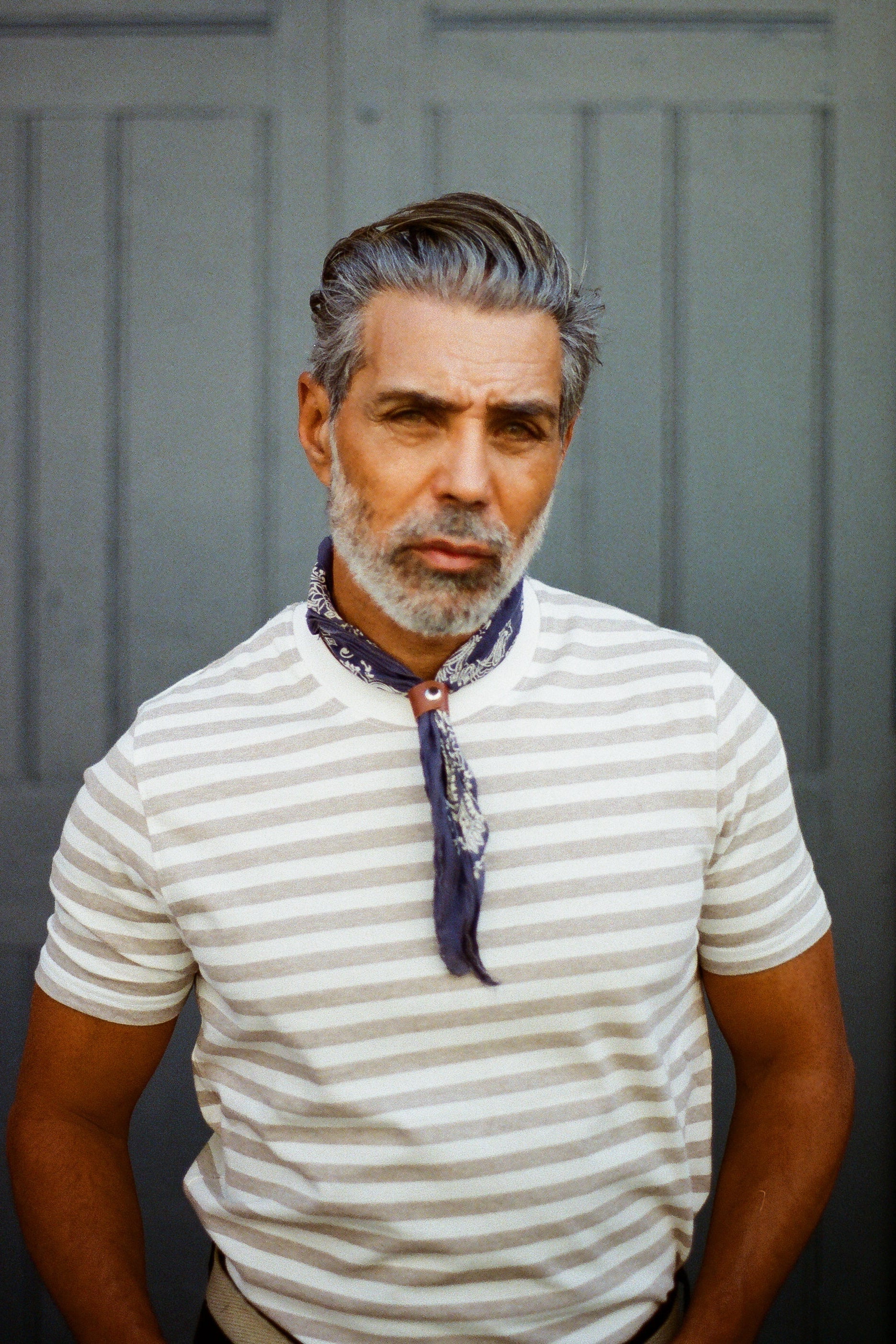 Pirata- Stripe T-Shirt -Taupe Ecru - Wear London