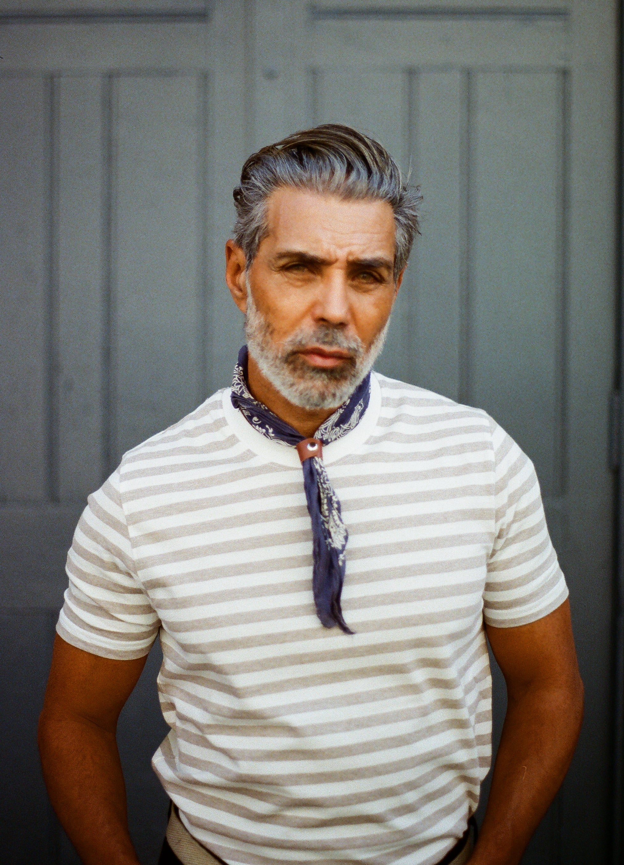 Pirata- Stripe T-Shirt -Taupe Ecru - Wear London