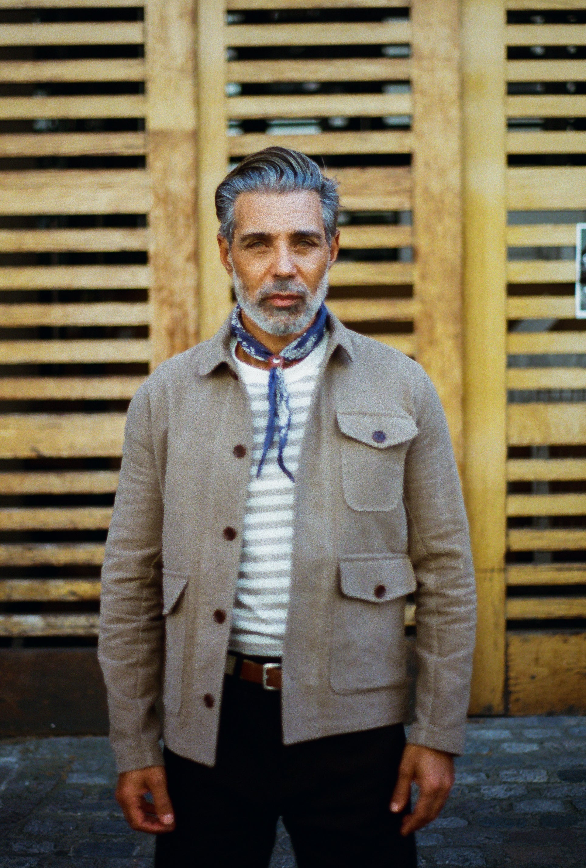 Lauchlan Shacket - Mushroom Moleskin - Wear London