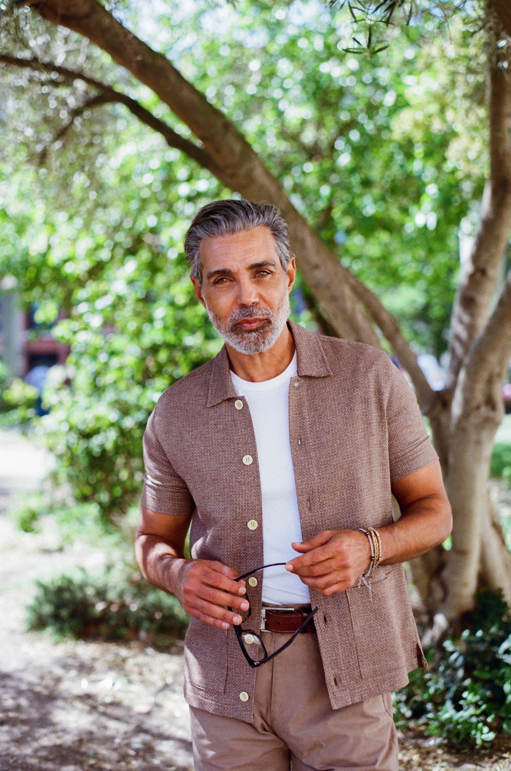 Bethnal Short Sleeve Shirt - Tobacco Tirreno - Wear London