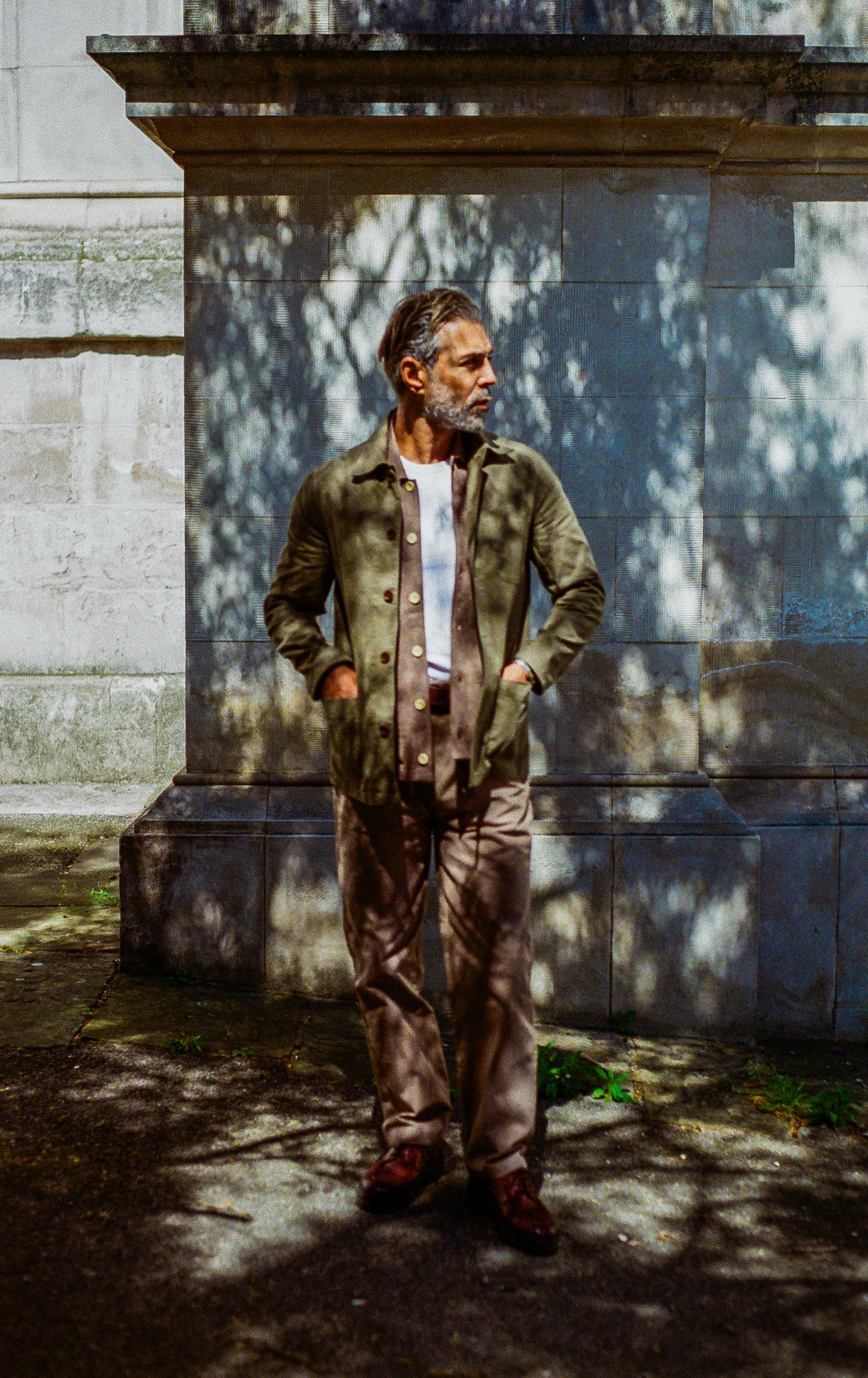 Chiltern Shacket - Olive Canvas - Wear London