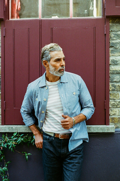 Simpson Shirt - Plain Chambray Denim - Wear London