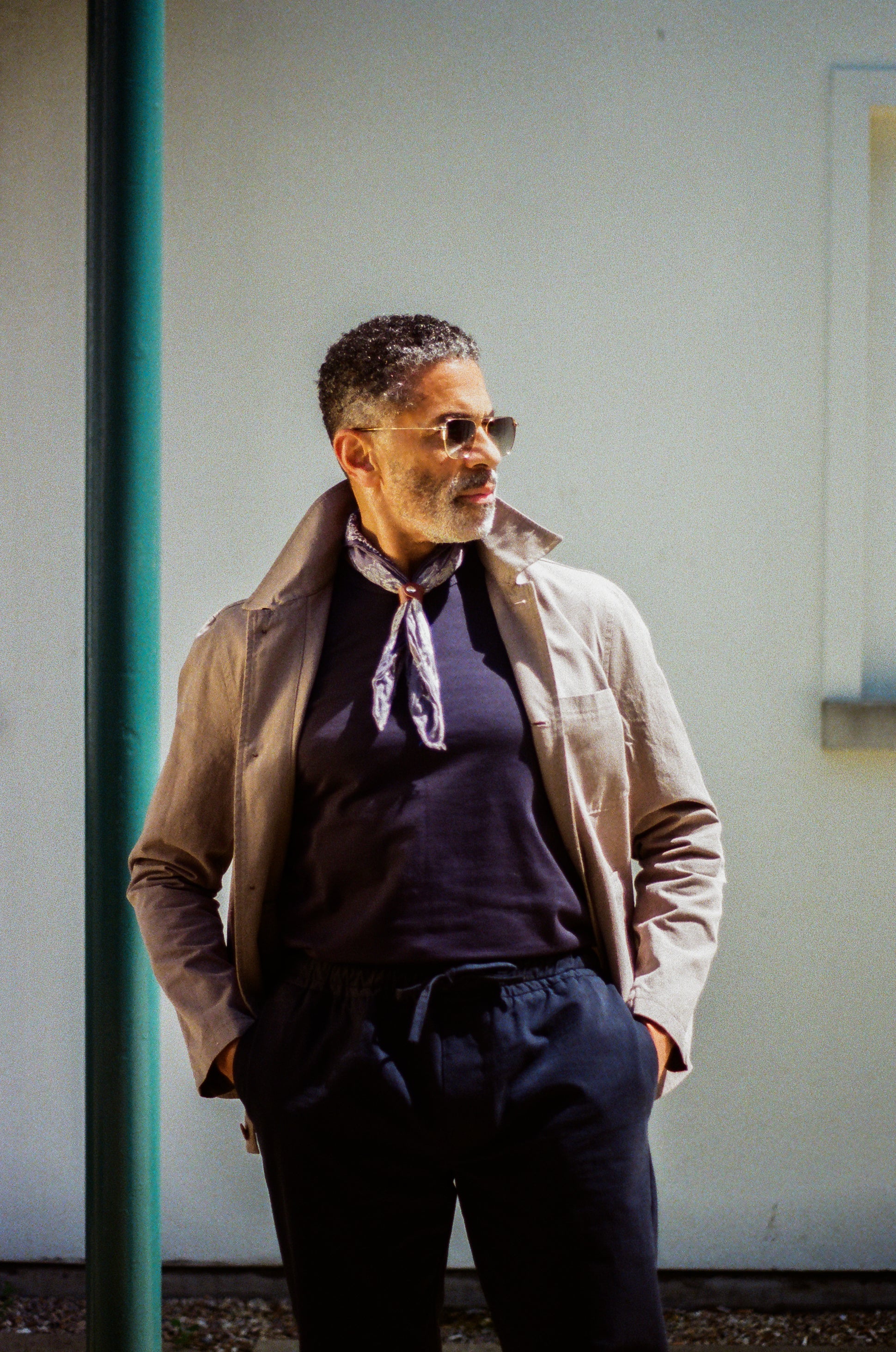 The Lutti Jacket - Stone Cotton Linen - Wear London