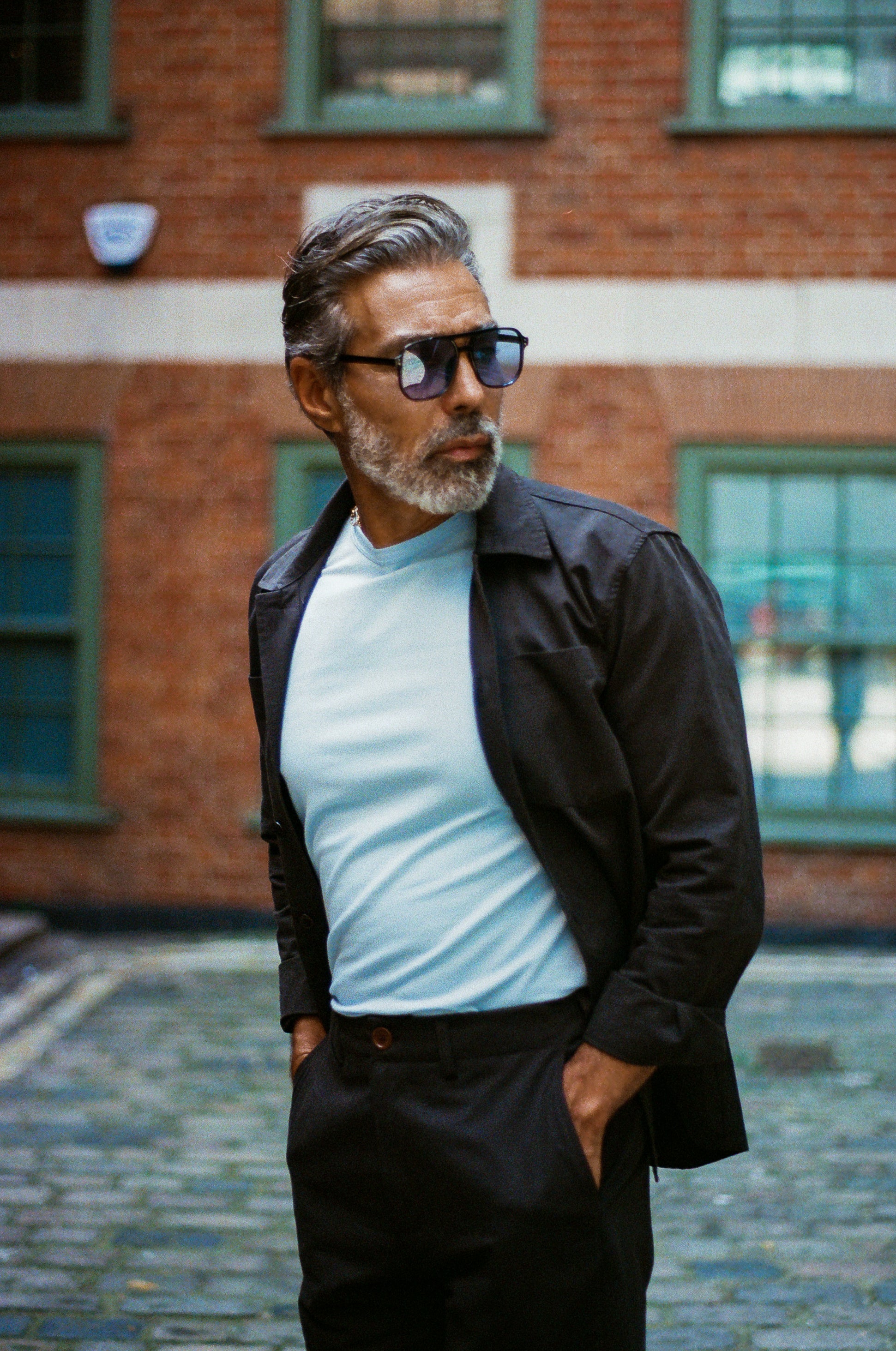Bart Overshirt - Chocolate Cotton Linen - Wear London